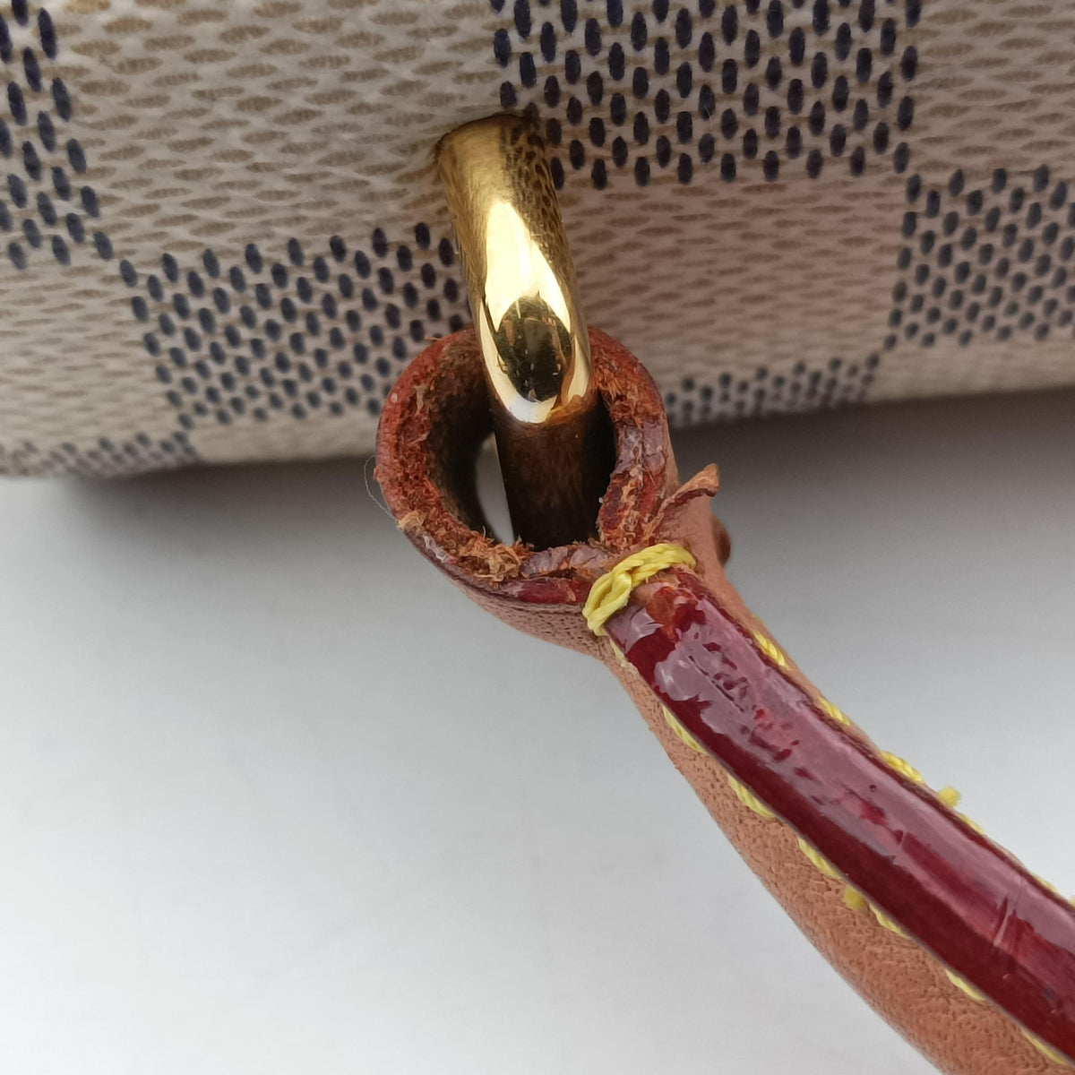 Secondhand Louis Vuitton CROISETTE Azur Damier Canvas N41581 shoulderbag | stylenewstar