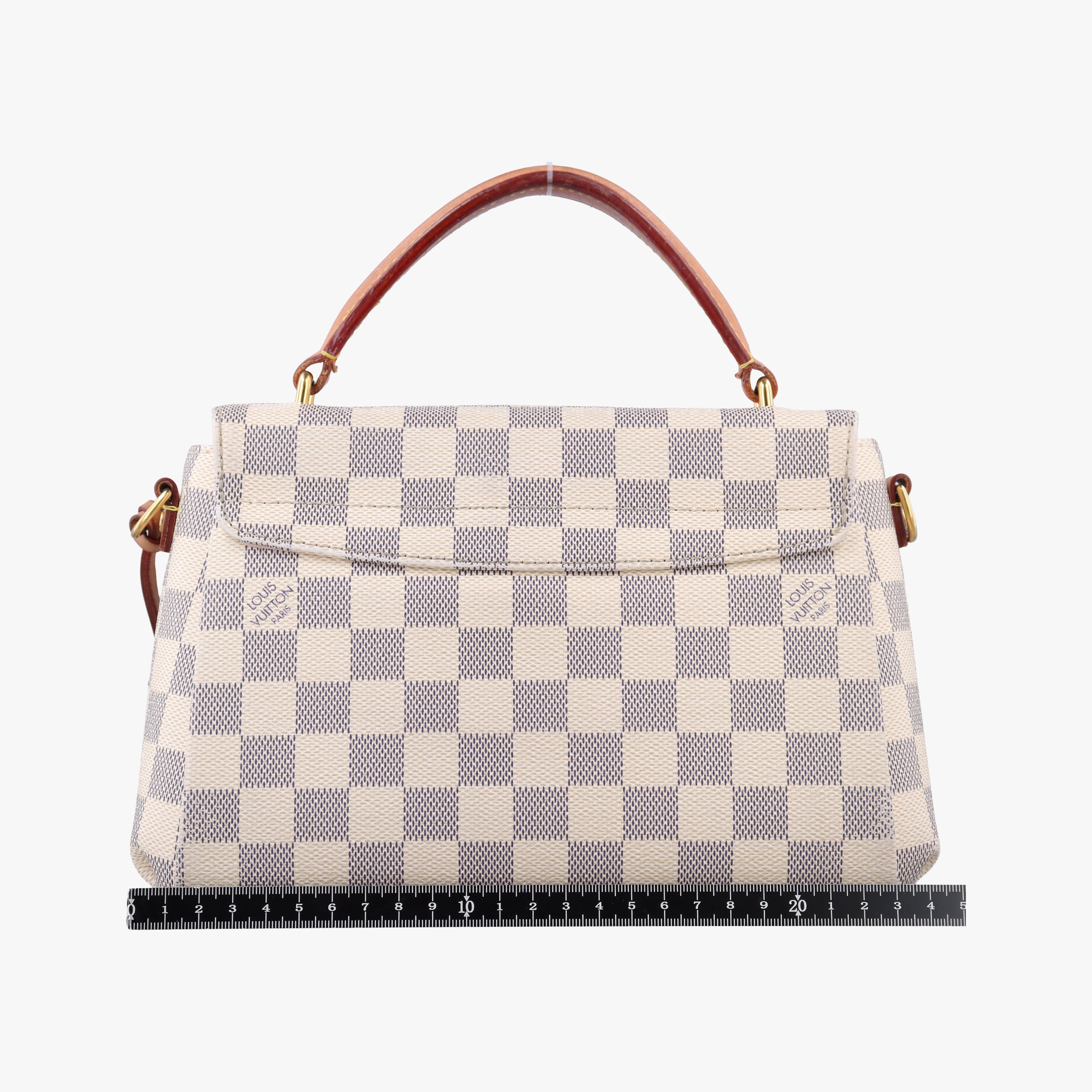 Secondhand Louis Vuitton CROISETTE Azur Damier Canvas N41581 shoulderbag | stylenewstar