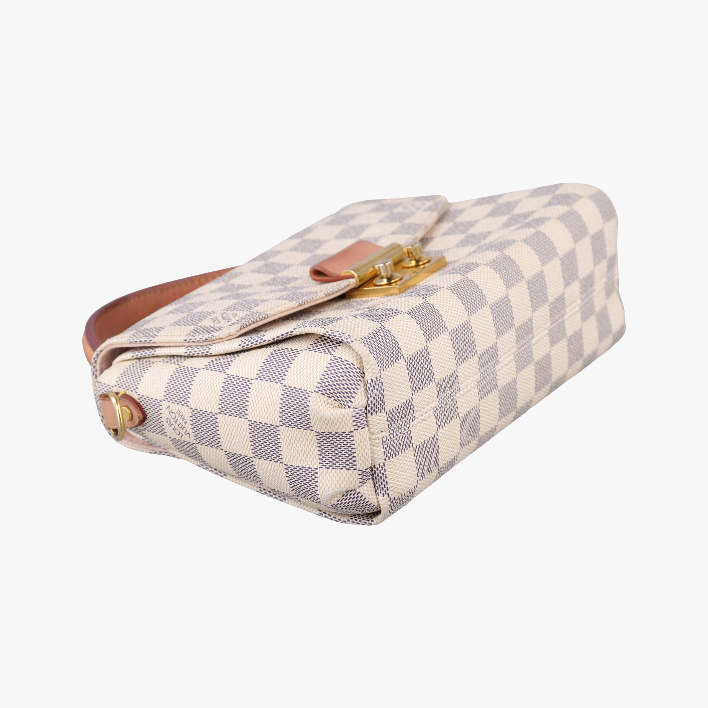 Secondhand Louis Vuitton CROISETTE Azur Damier Canvas N41581 shoulderbag | stylenewstar