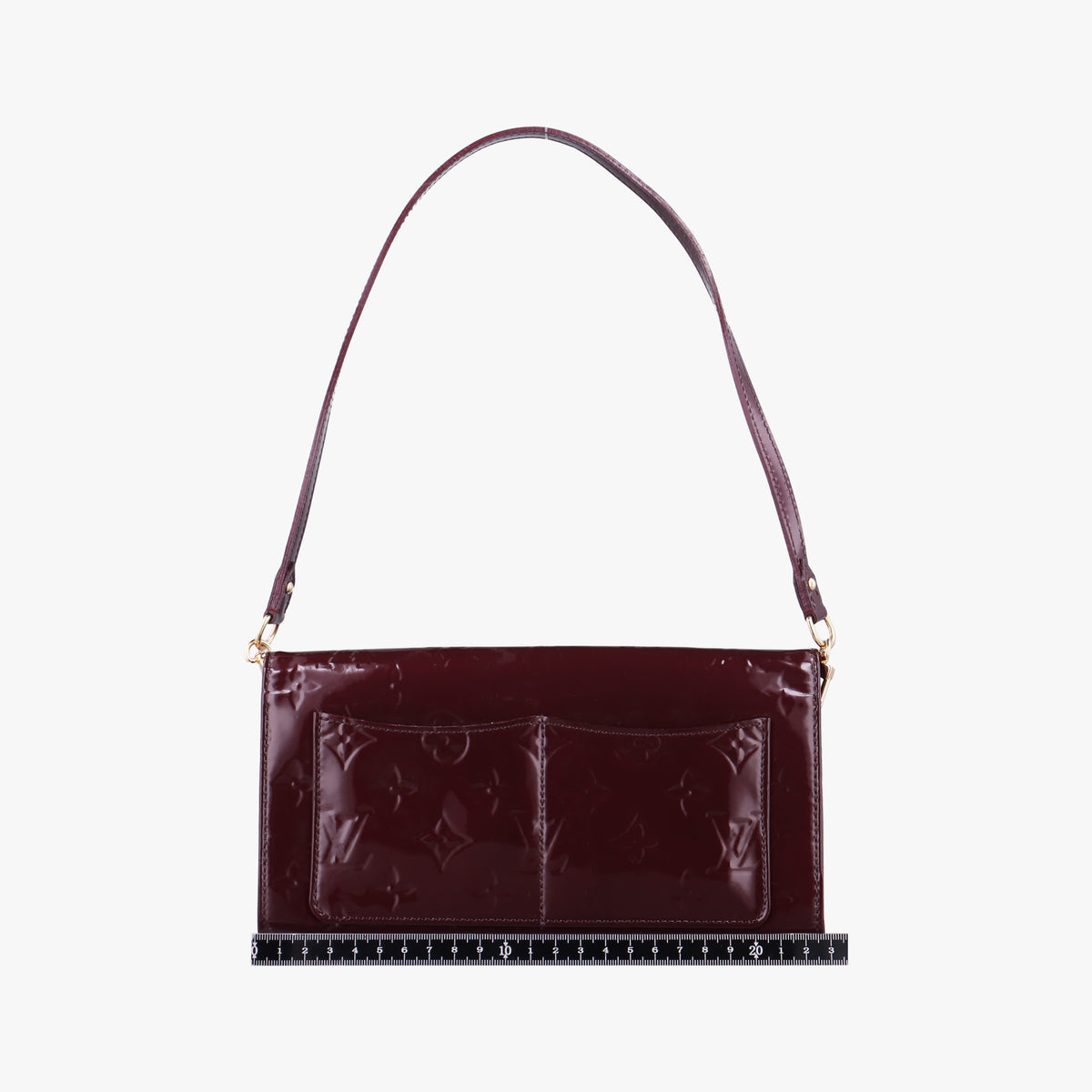 Pre-owned Louis Vuitton Rossmore MM Amarante Vernis M91550 shoulderbag | stylenewstar