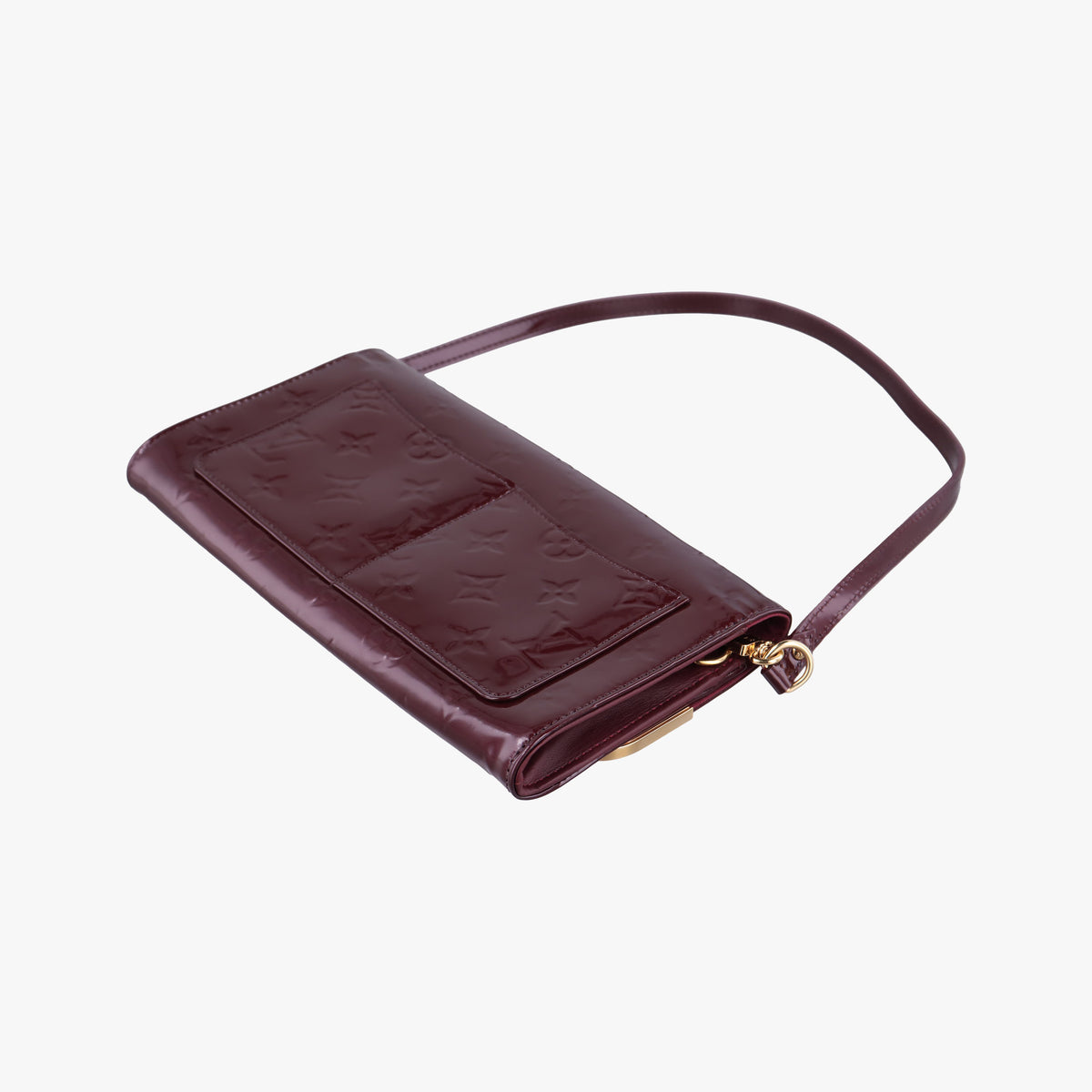 Pre-owned Louis Vuitton Rossmore MM Amarante Vernis M91550 shoulderbag | stylenewstar