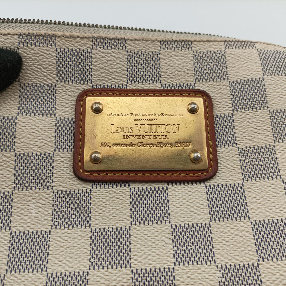 Pre-owned Louis Vuitton EVA AZUR Damier Canvas N55214 handbag | stylenewstar