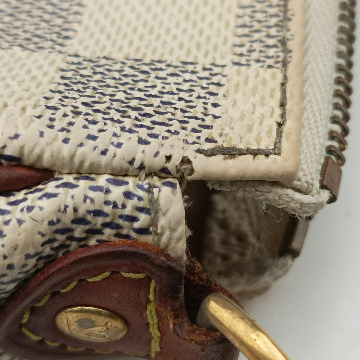 Pre-owned Louis Vuitton EVA AZUR Damier Canvas N55214 handbag | stylenewstar