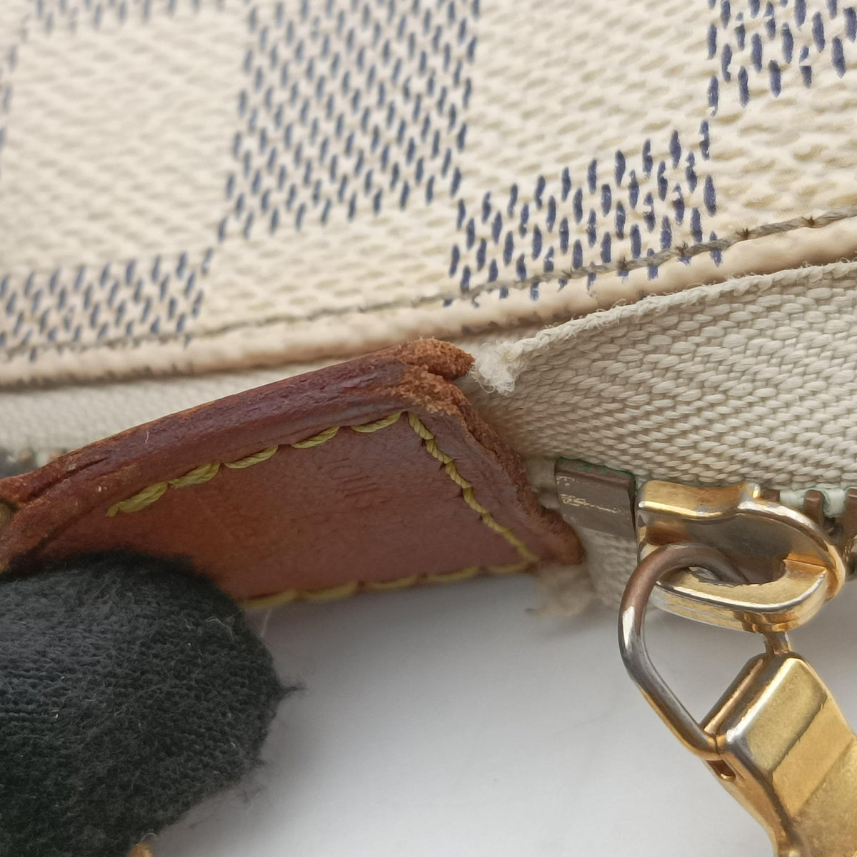 Pre-owned Louis Vuitton EVA AZUR Damier Canvas N55214 handbag | stylenewstar
