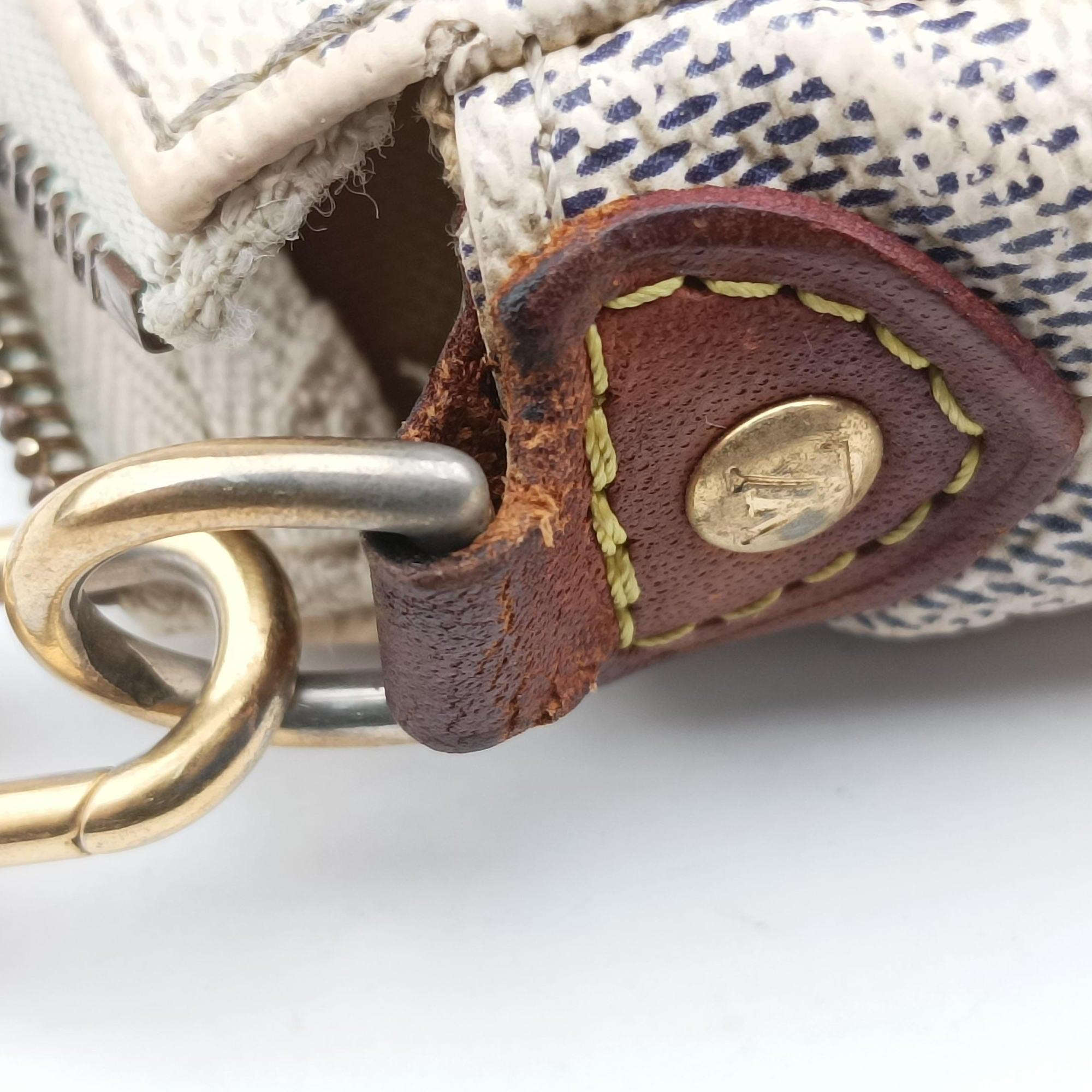 Pre-owned Louis Vuitton EVA AZUR Damier Canvas N55214 handbag | stylenewstar