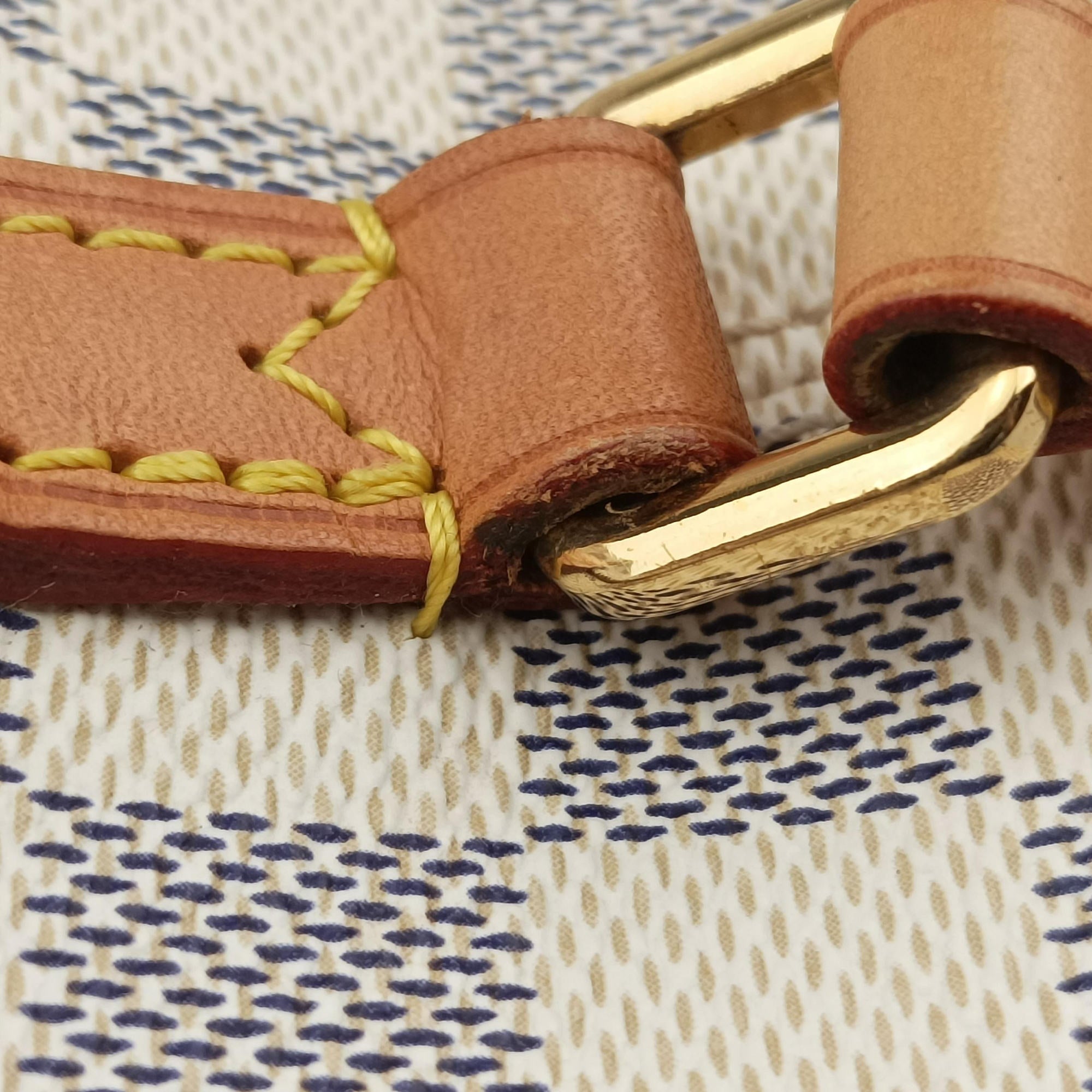 Vintage Louis Vuitton TOTALLY MM Azur Damier Canvas N51262 shoulderbag | stylenewstar