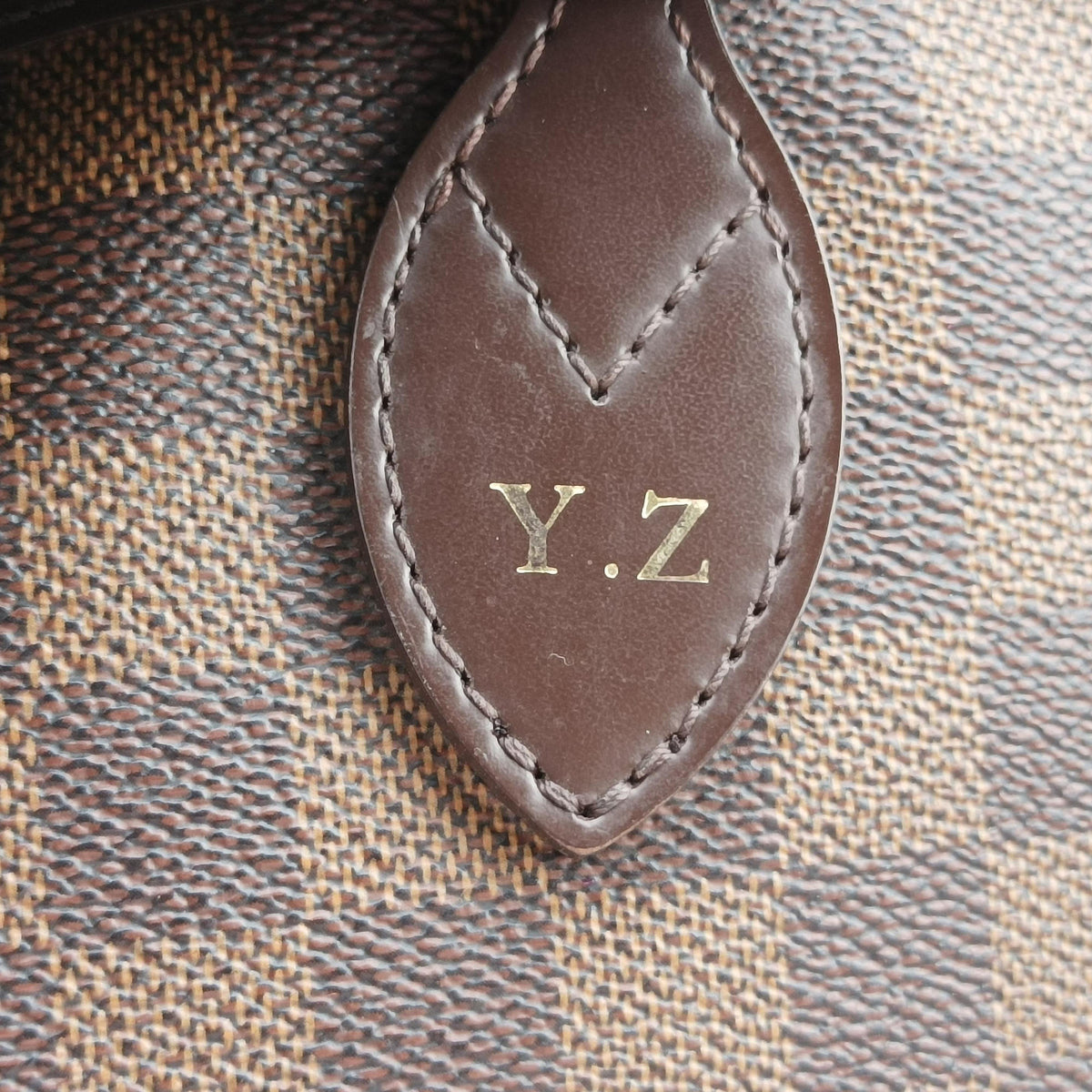 Secondhand Louis Vuitton NEVERFULL　GM EBENE Damier　Canvas N51106 shoulderbag | stylenewstar