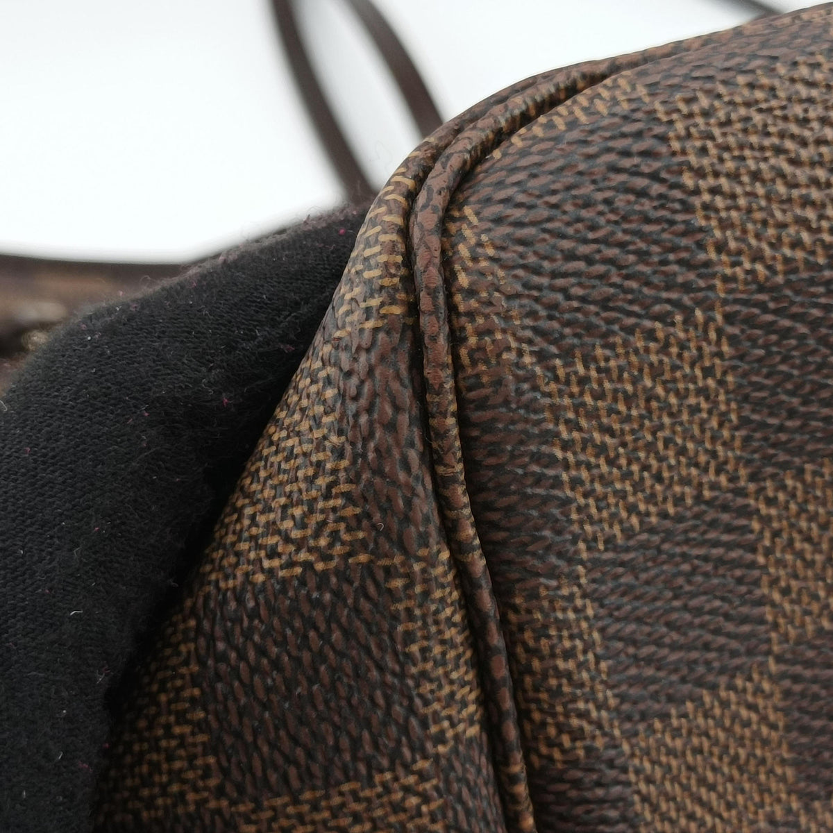 Secondhand Louis Vuitton NEVERFULL　GM EBENE Damier　Canvas N51106 shoulderbag | stylenewstar