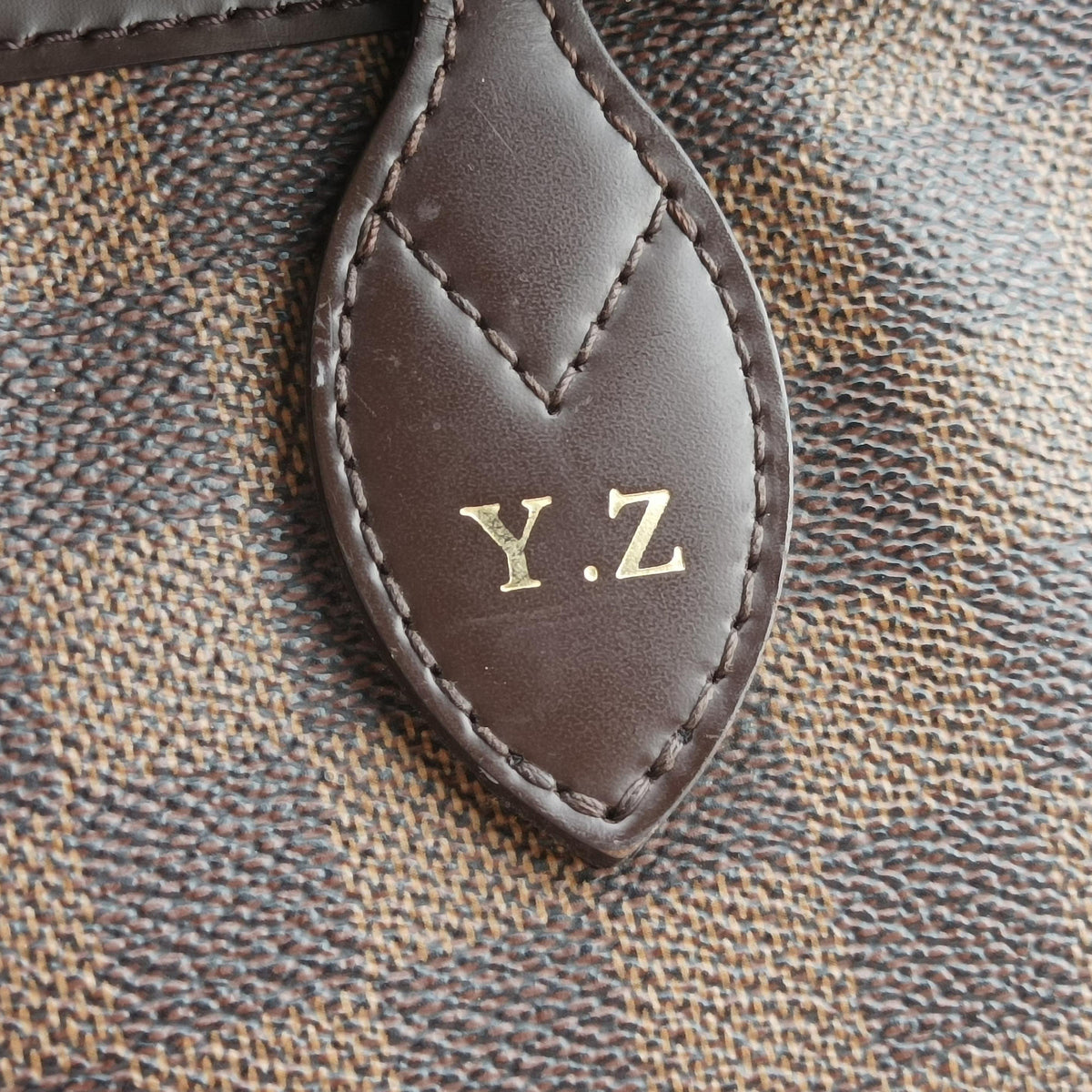 Secondhand Louis Vuitton NEVERFULL　GM EBENE Damier　Canvas N51106 shoulderbag | stylenewstar