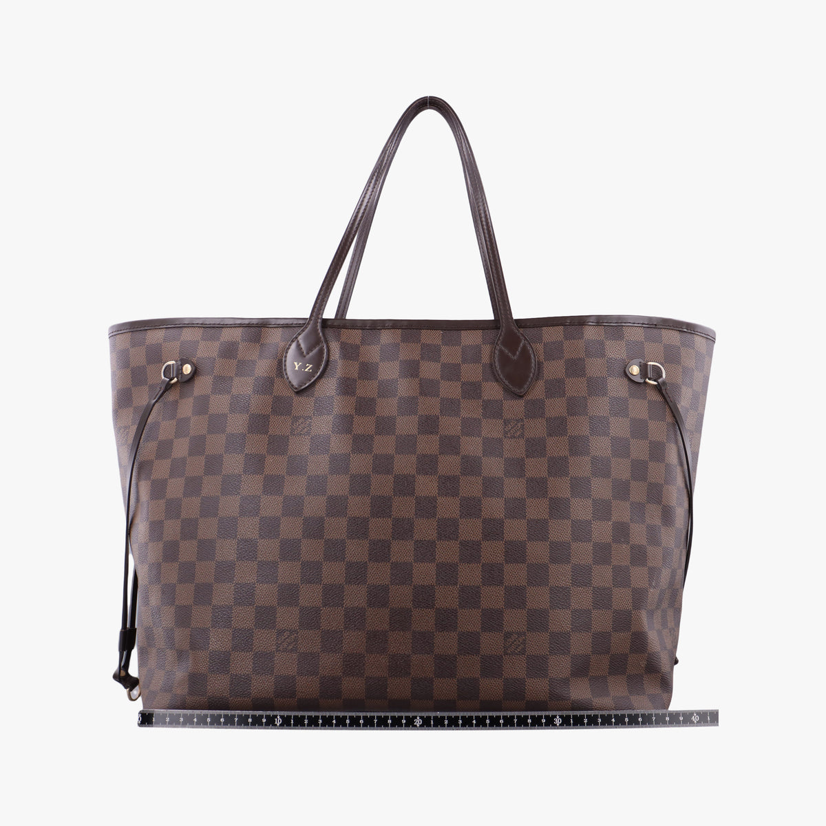 Secondhand Louis Vuitton NEVERFULL　GM EBENE Damier　Canvas N51106 shoulderbag | stylenewstar