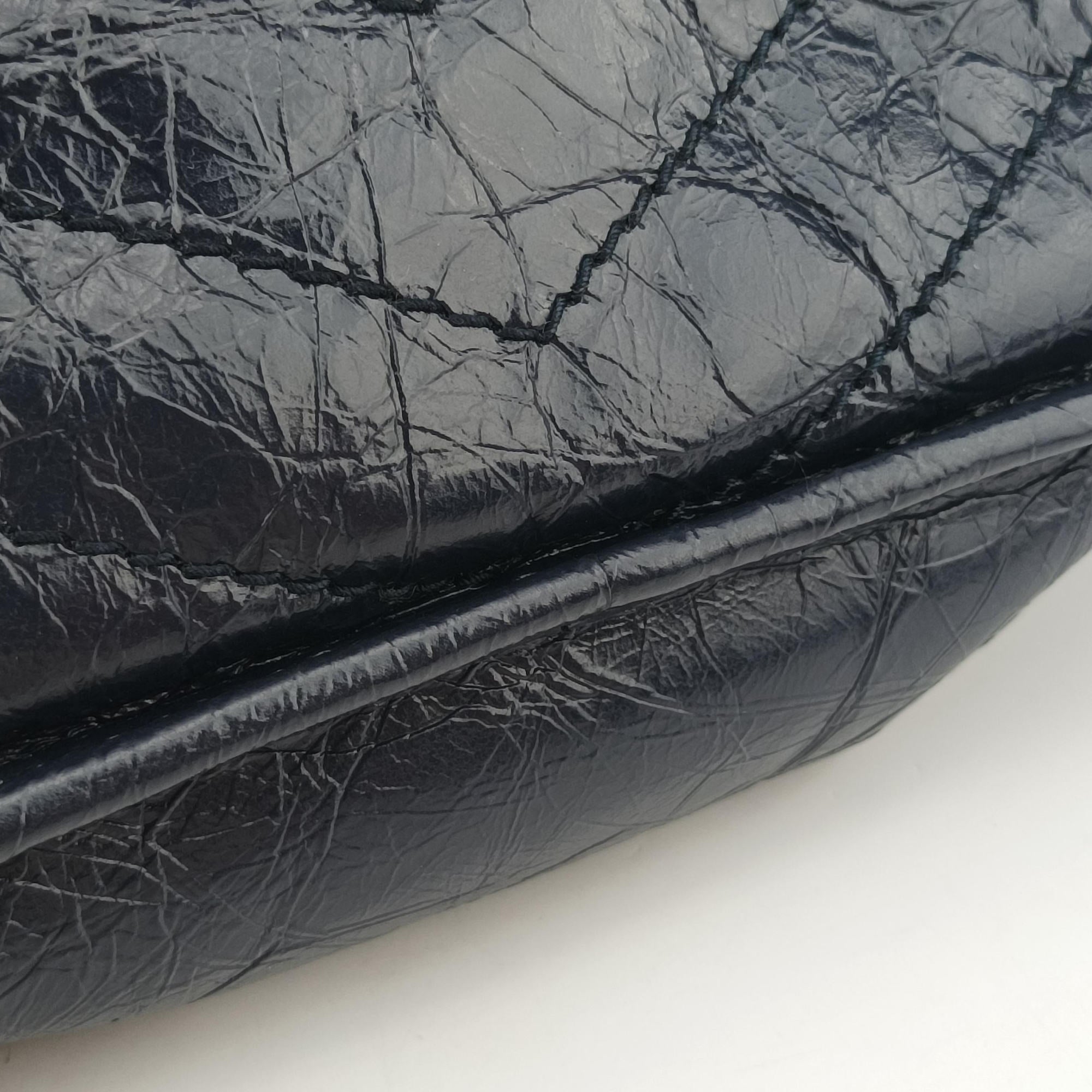Secondhand Yves Saint Laurent Niki Navy Leather 583103 shoulderbag | stylenewstar