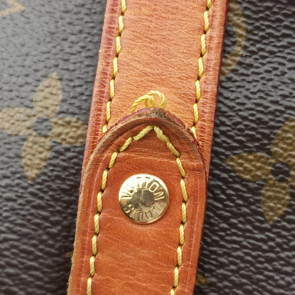 Pre-owned Louis Vuitton STRESA PM brown Monogram Canvas M51186 handbag | stylenewstar
