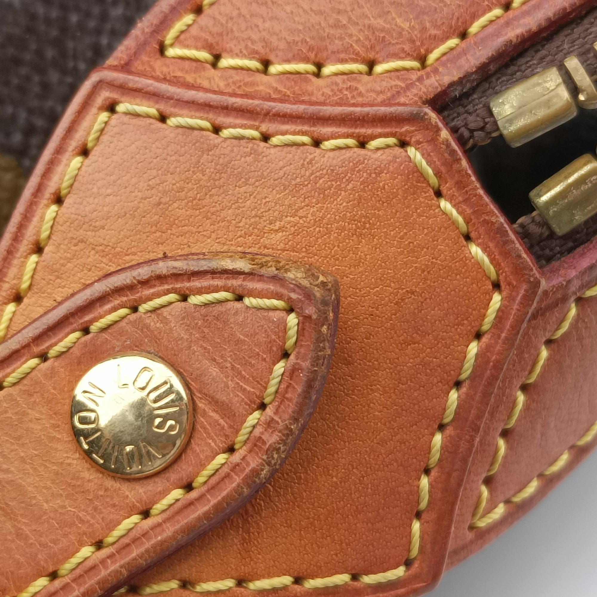 Pre-owned Louis Vuitton STRESA PM brown Monogram Canvas M51186 handbag | stylenewstar