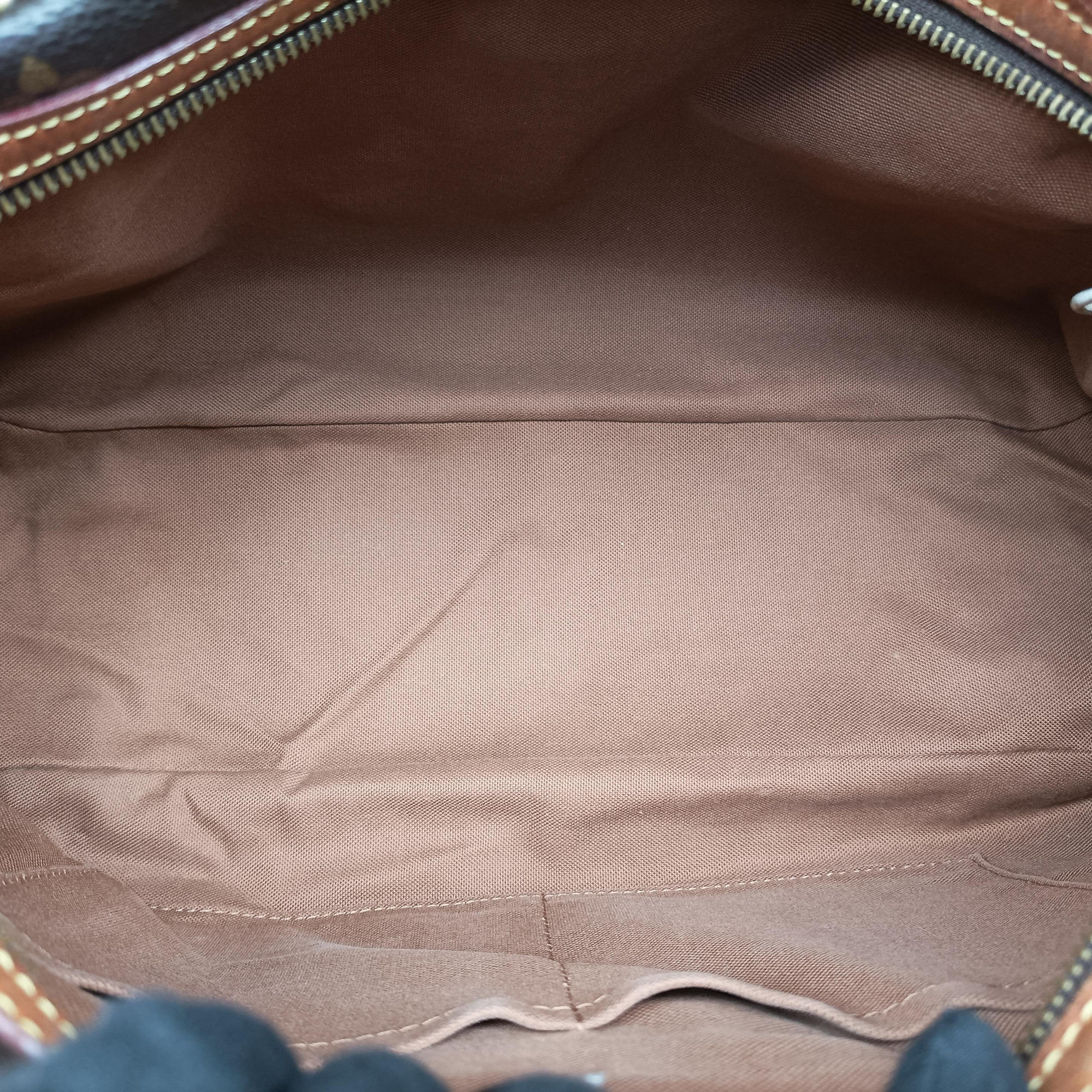 Pre-owned Louis Vuitton STRESA PM brown Monogram Canvas M51186 handbag | stylenewstar