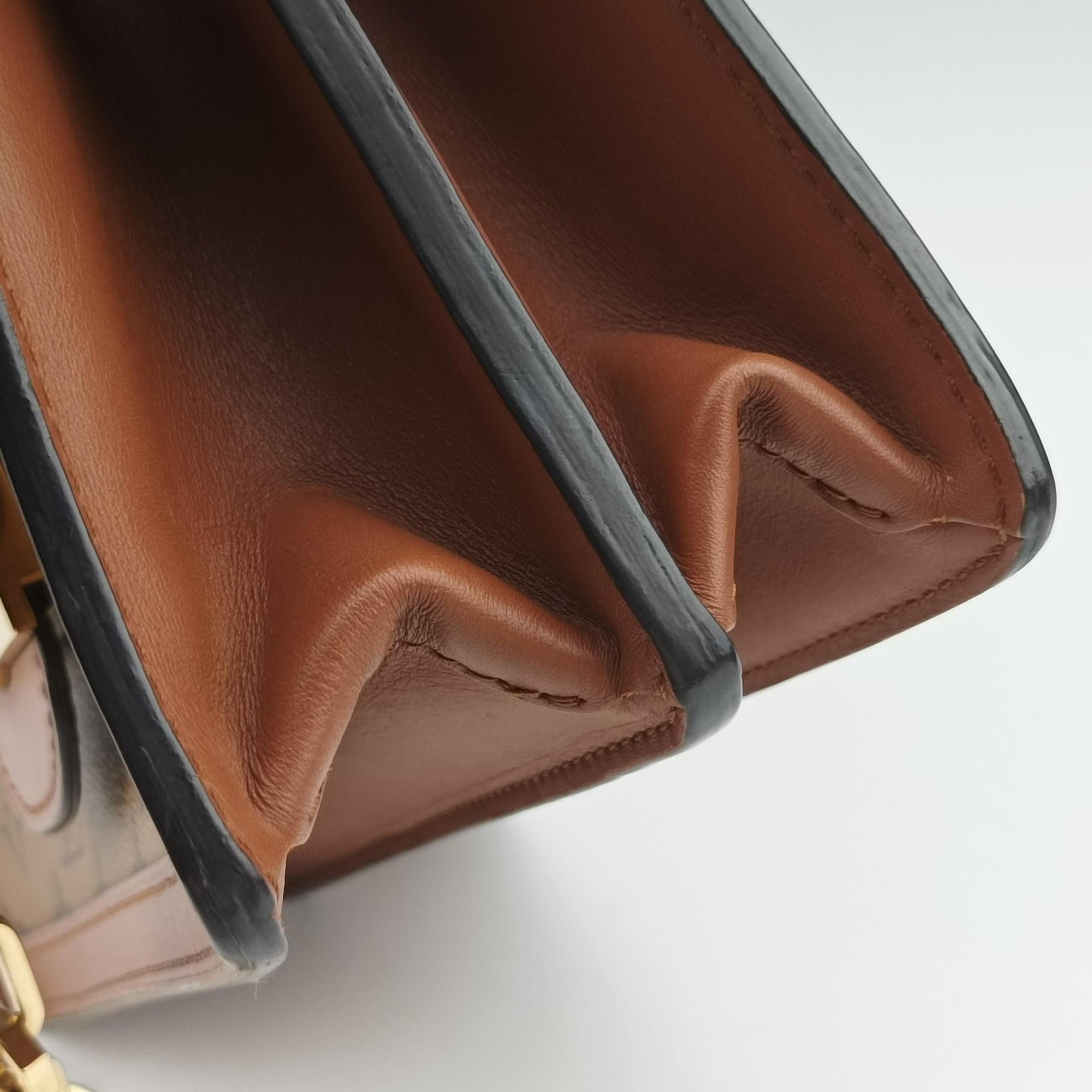 Pre-owned Louis Vuitton DAUPHINE brown Monogram Reverse M45958 shoulderbag | stylenewstar
