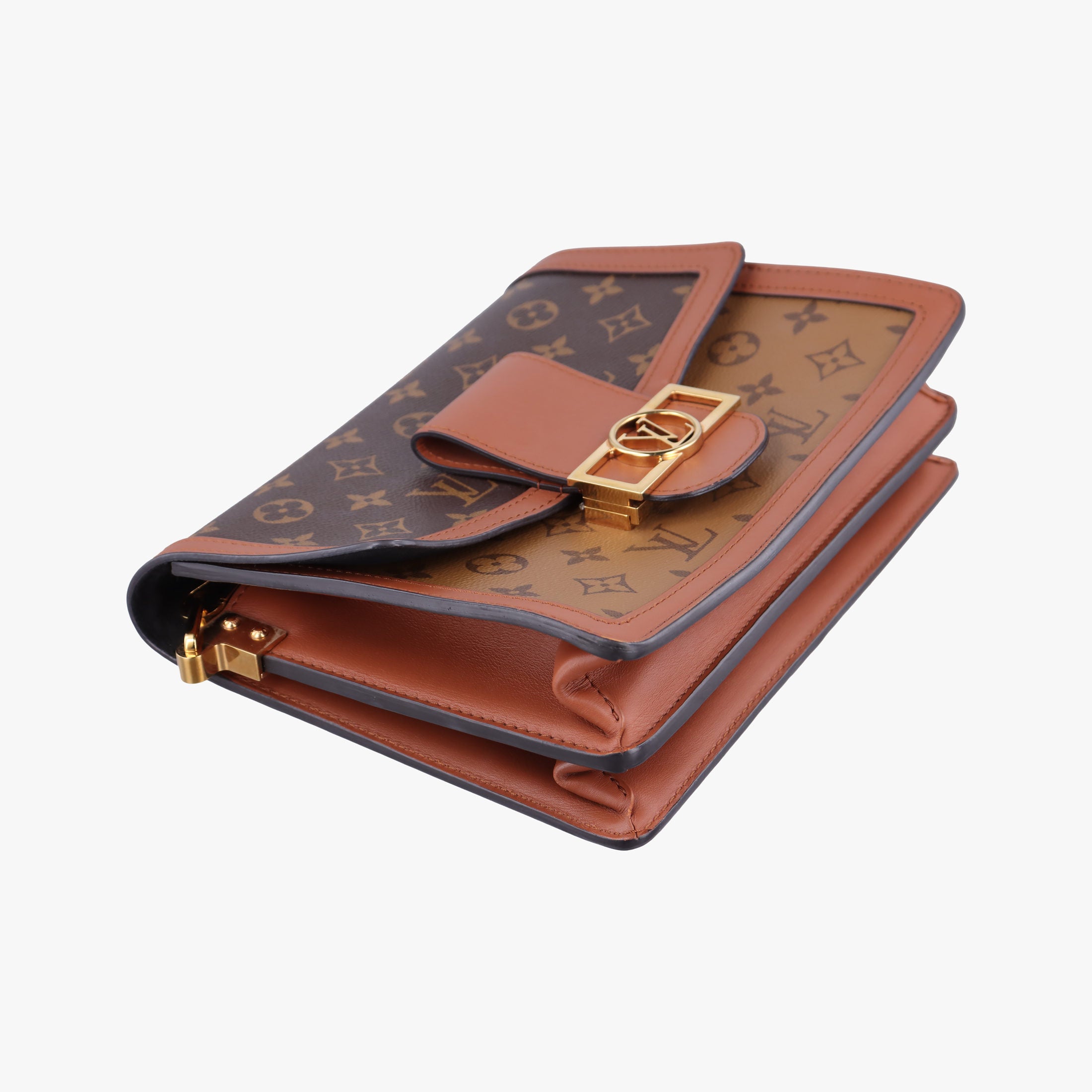 Pre-owned Louis Vuitton DAUPHINE brown Monogram Reverse M45958 shoulderbag | stylenewstar