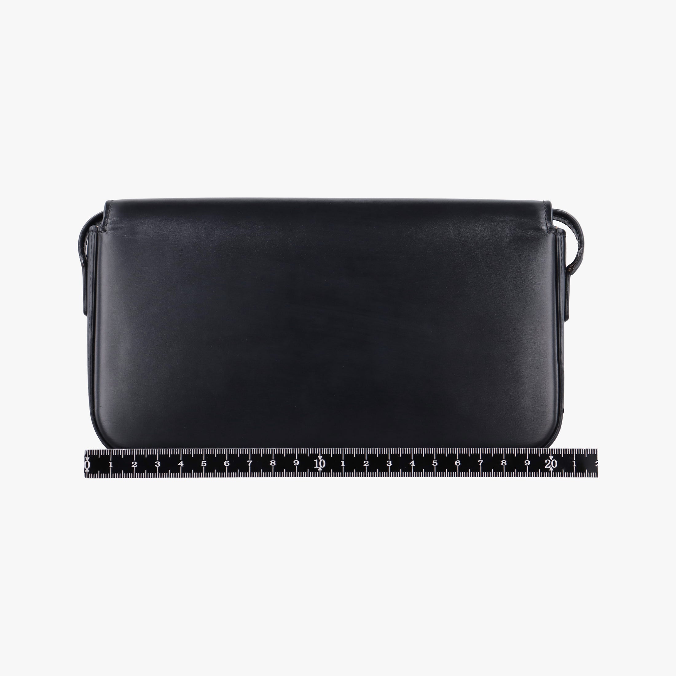 Secondhand Celine Claude Triomphe Black Leather  shoulderbag | stylenewstar