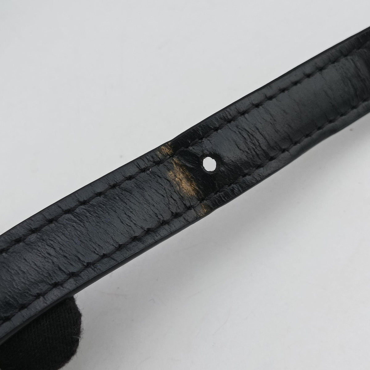 Secondhand Celine Claude Triomphe Black Leather  shoulderbag | stylenewstar