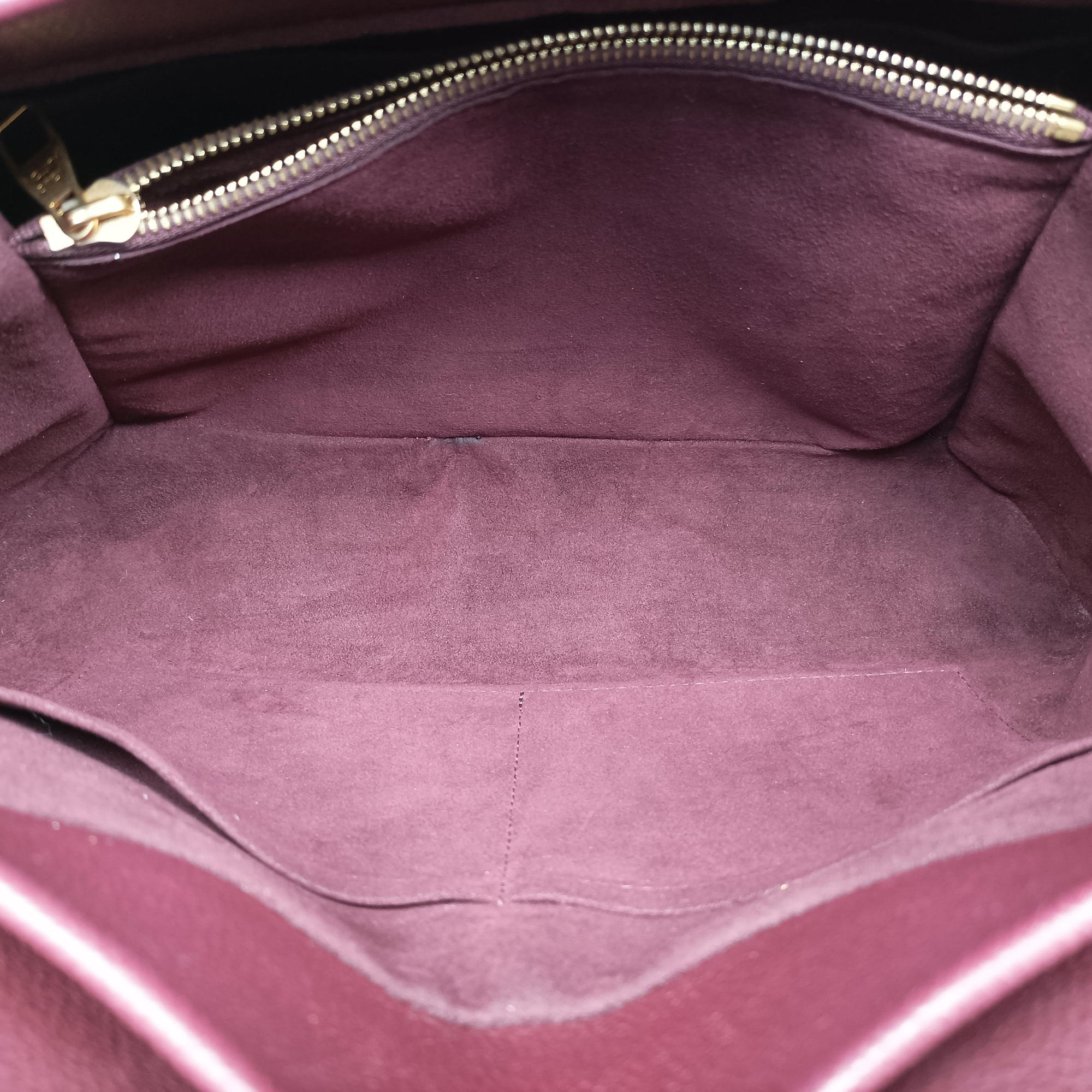 Vintage Louis Vuitton OLYMPE Brown×QUETSCHE Monogram Canvas×calf leather M40926 handbag | stylenewstar