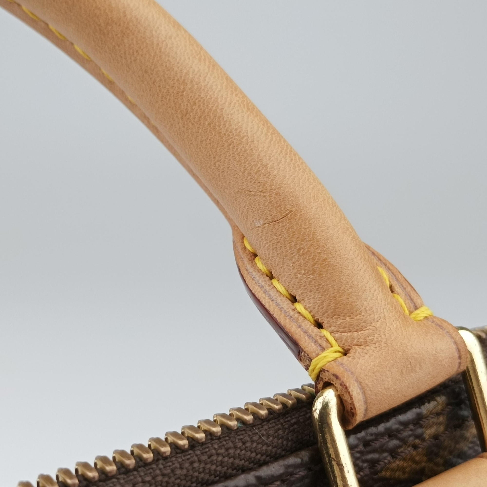 Secondhand Louis Vuitton Alma PM Brown Monogram Canvas×calf leather M53151 handbag | stylenewstar
