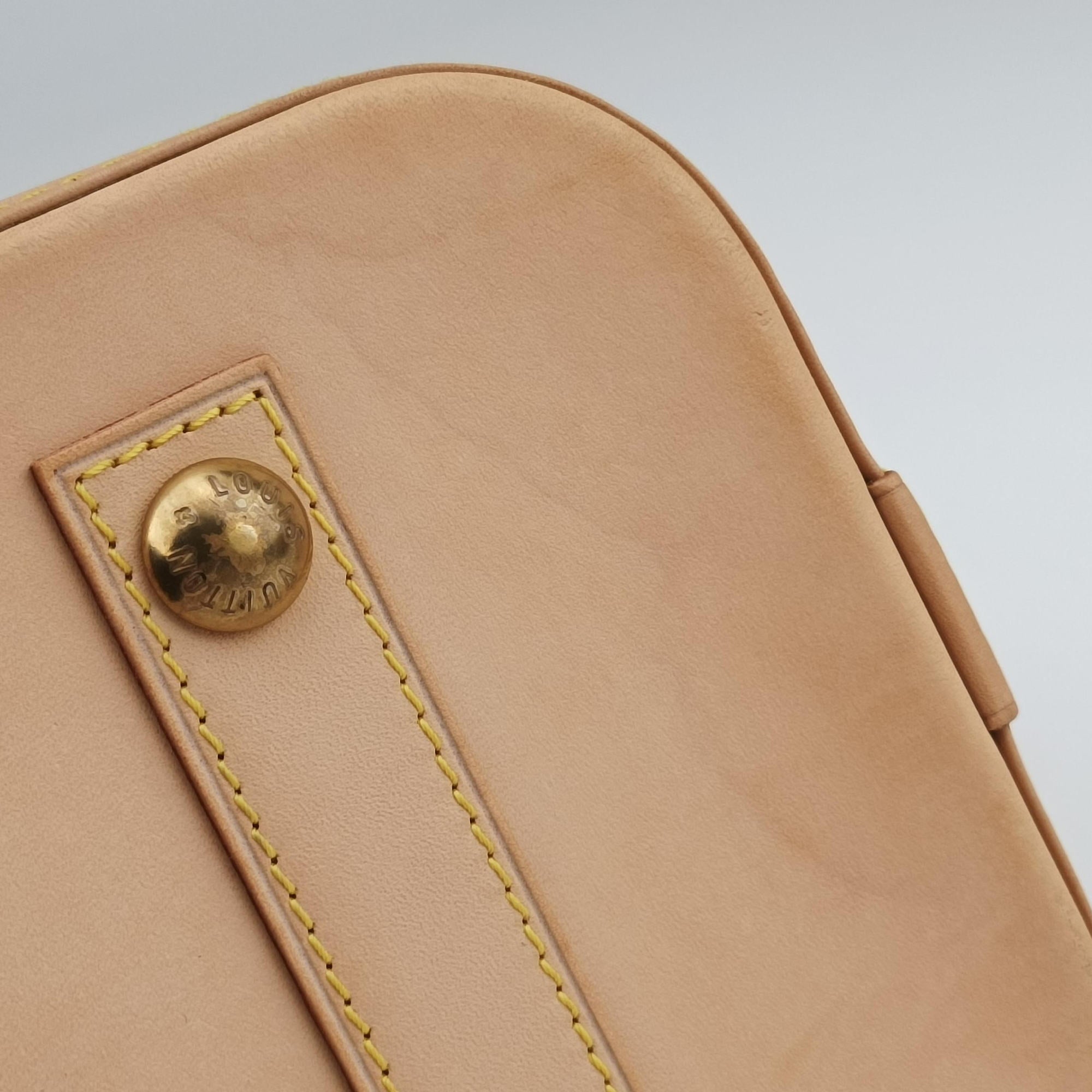 Secondhand Louis Vuitton Alma PM Brown Monogram Canvas×calf leather M53151 handbag | stylenewstar