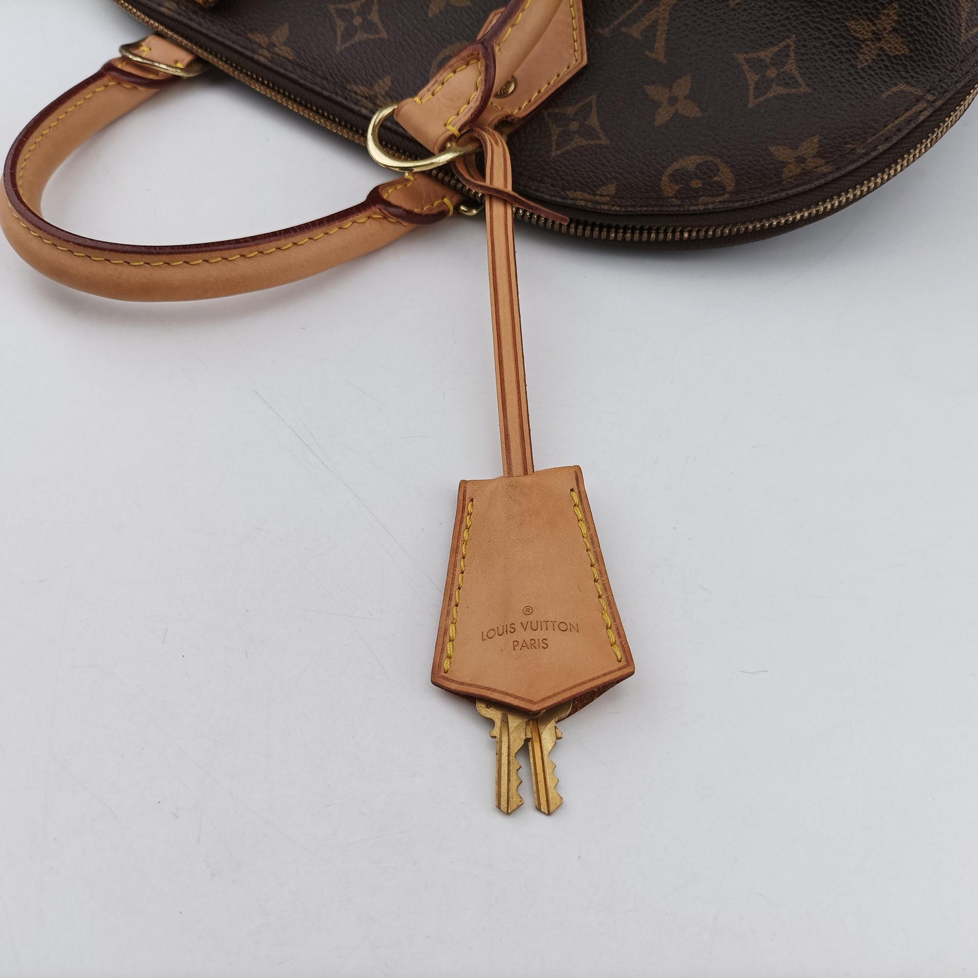 Secondhand Louis Vuitton Alma PM Brown Monogram Canvas×calf leather M53151 handbag | stylenewstar