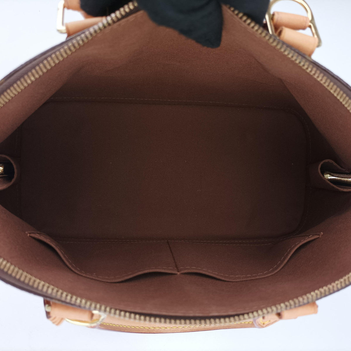 Secondhand Louis Vuitton Alma PM Brown Monogram Canvas×calf leather M53151 handbag | stylenewstar