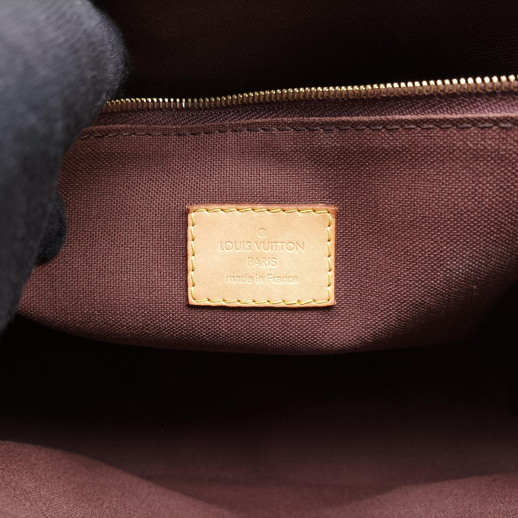 Pre-owned Louis Vuitton Menilmontant PM Brown Monogram canvas M40474 shoulderbag | stylenewstar