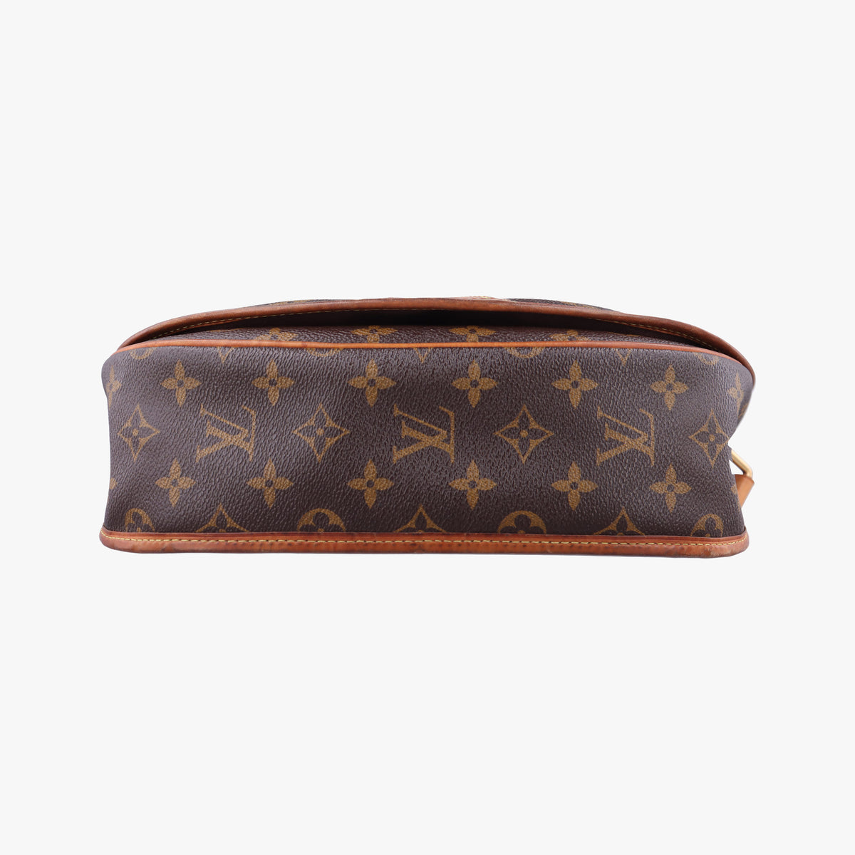 Pre-owned Louis Vuitton Menilmontant PM Brown Monogram canvas M40474 shoulderbag | stylenewstar