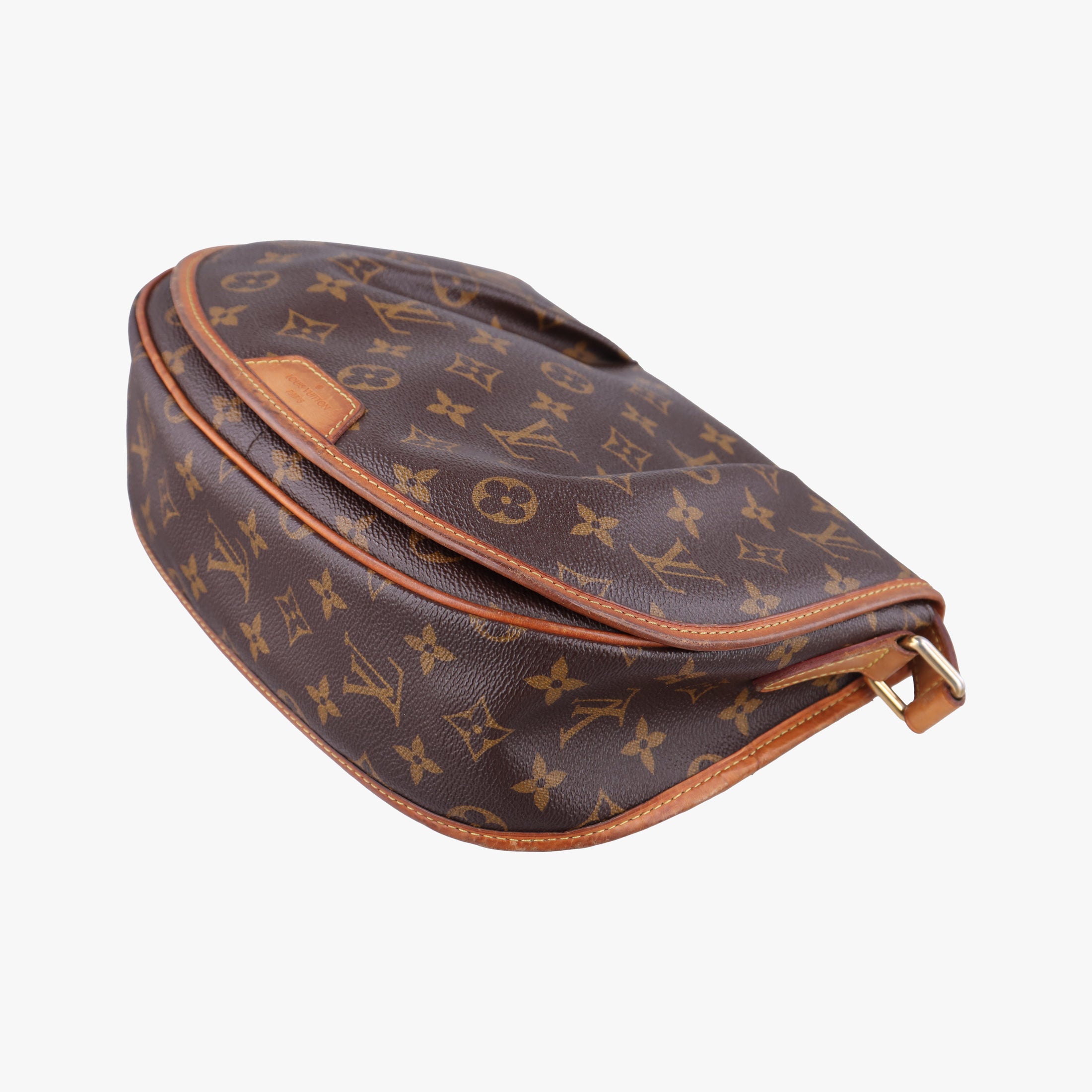 Pre-owned Louis Vuitton Menilmontant PM Brown Monogram canvas M40474 shoulderbag | stylenewstar