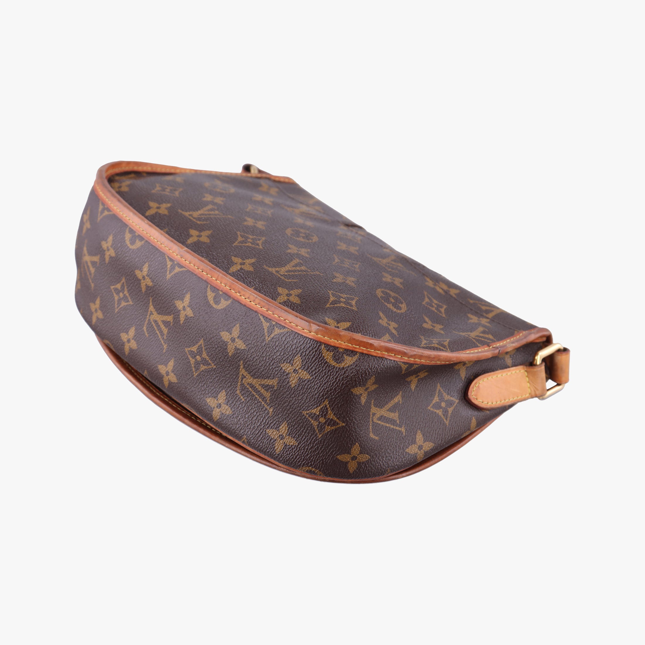 Pre-owned Louis Vuitton Menilmontant PM Brown Monogram canvas M40474 shoulderbag | stylenewstar