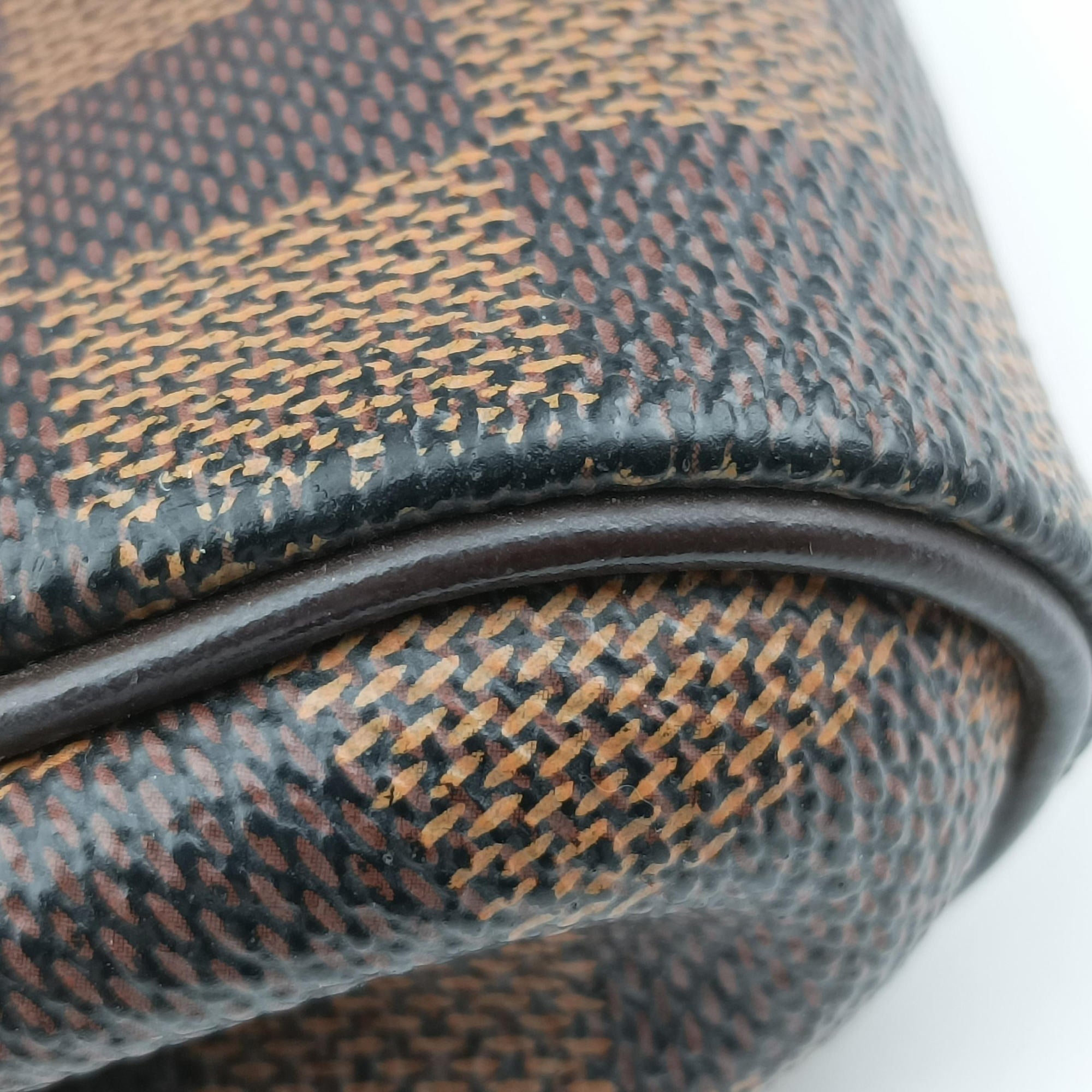 Pre-owned Louis Vuitton EVA EBENE Damier Canvas N55213 handbag | stylenewstar