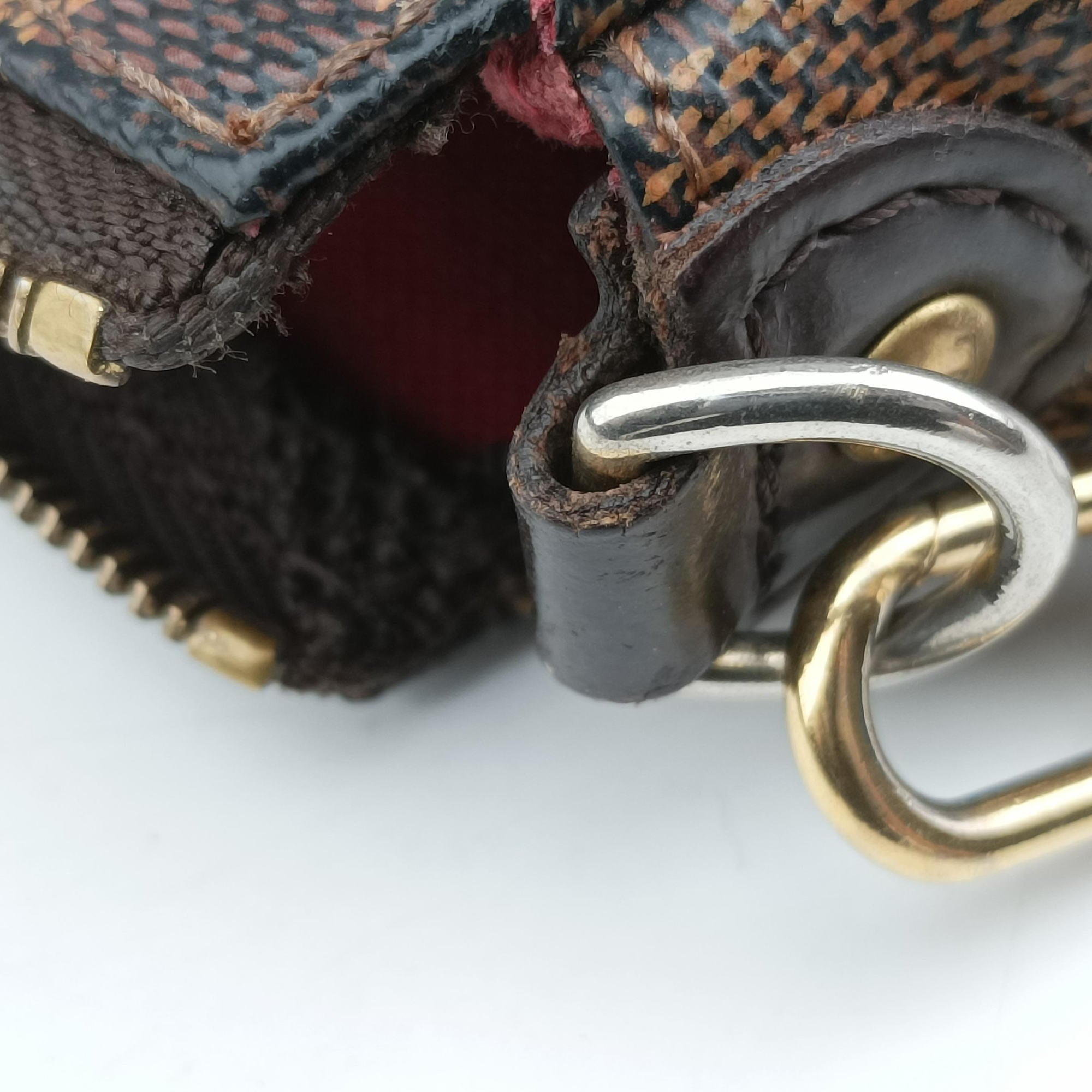 Pre-owned Louis Vuitton EVA EBENE Damier Canvas N55213 handbag | stylenewstar