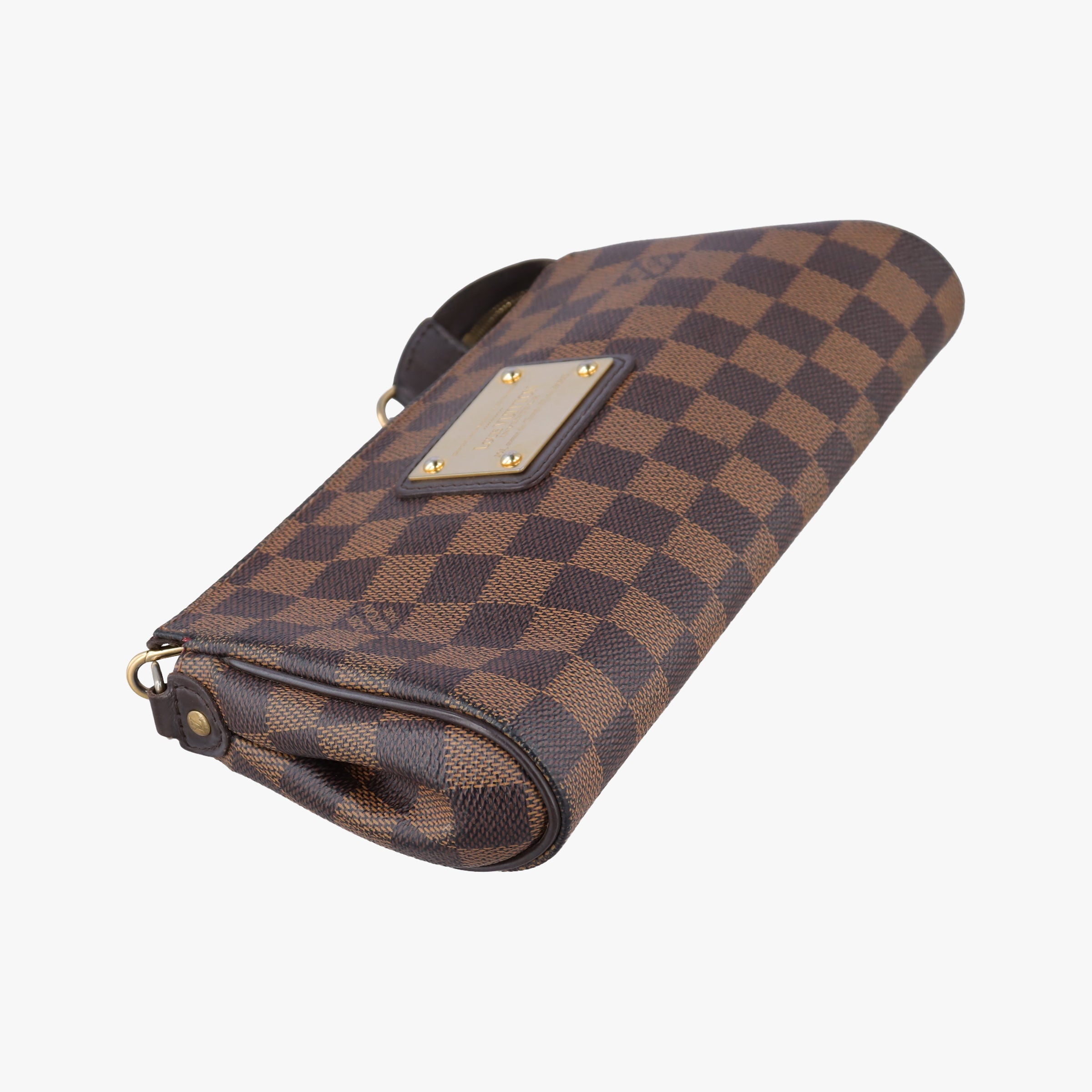 Pre-owned Louis Vuitton EVA EBENE Damier Canvas N55213 handbag | stylenewstar