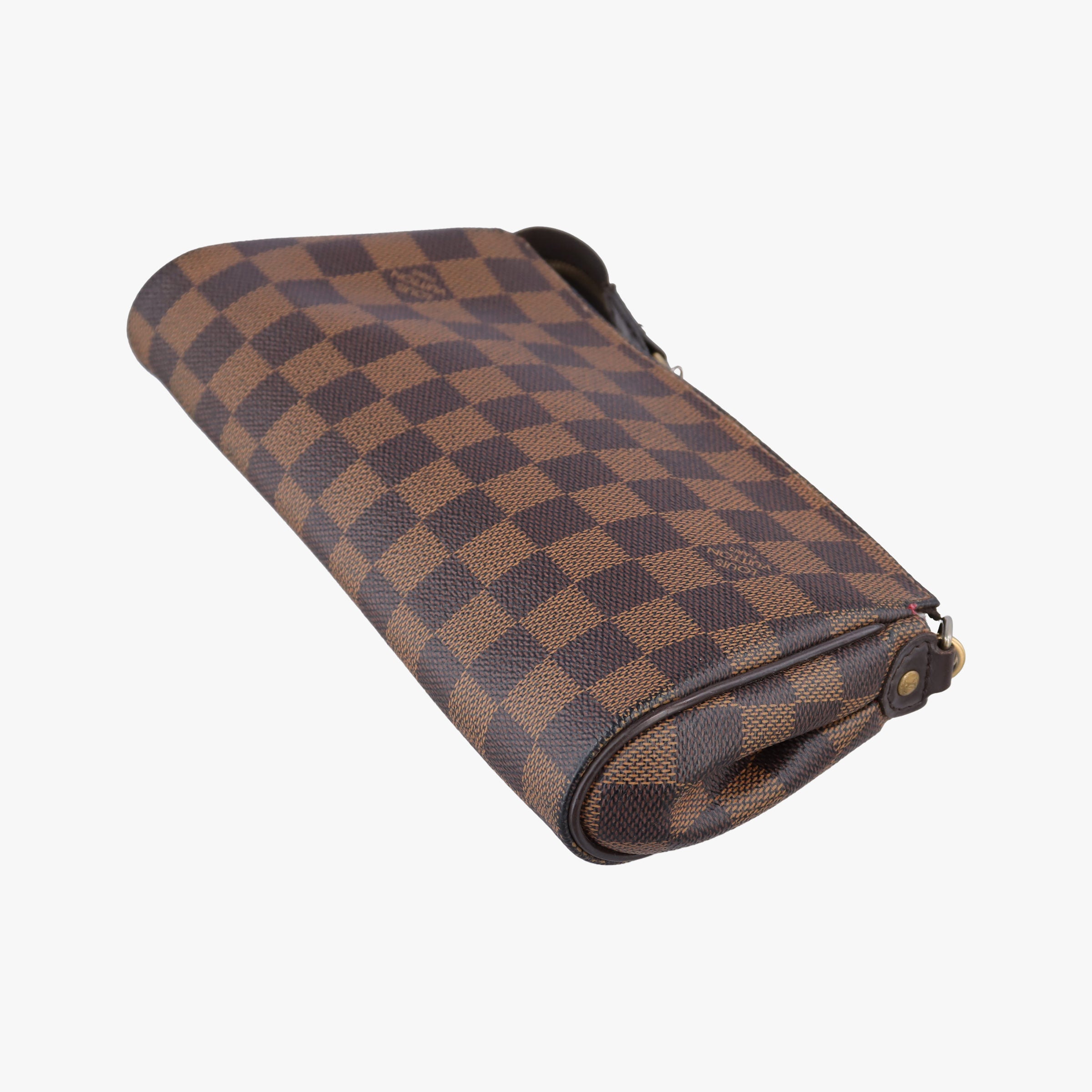 Pre-owned Louis Vuitton EVA EBENE Damier Canvas N55213 handbag | stylenewstar