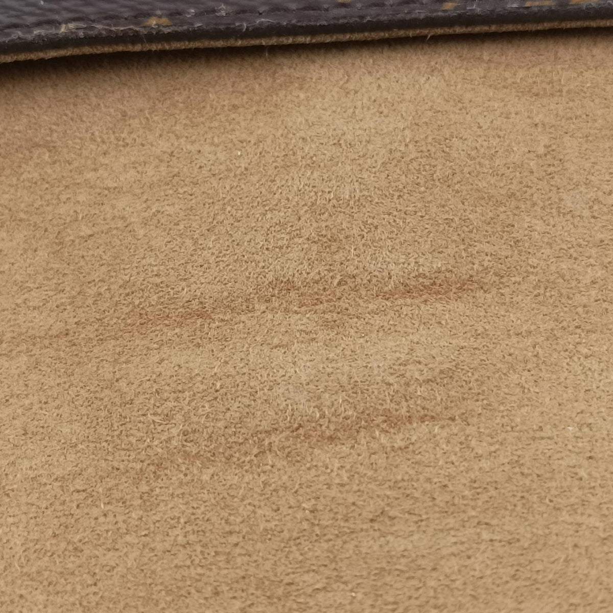 Pre-owned Louis Vuitton MARIGNAN Brown×COQUELICOT Monogram Canvas×calf leather M44544 shoulderbag | stylenewstar