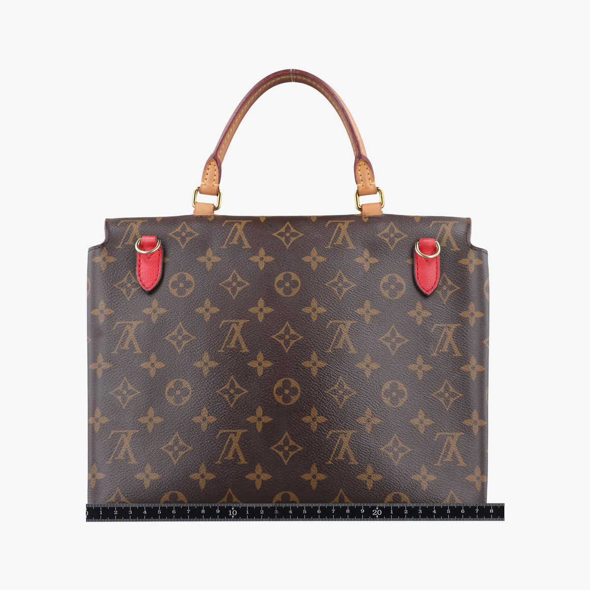 Pre-owned Louis Vuitton MARIGNAN Brown×COQUELICOT Monogram Canvas×calf leather M44544 shoulderbag | stylenewstar