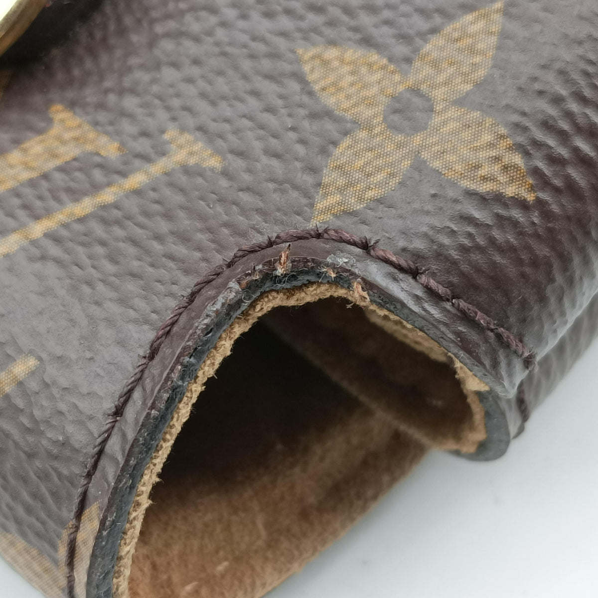 Pre-owned Louis Vuitton MARIGNAN Brown×COQUELICOT Monogram Canvas×calf leather M44544 shoulderbag | stylenewstar