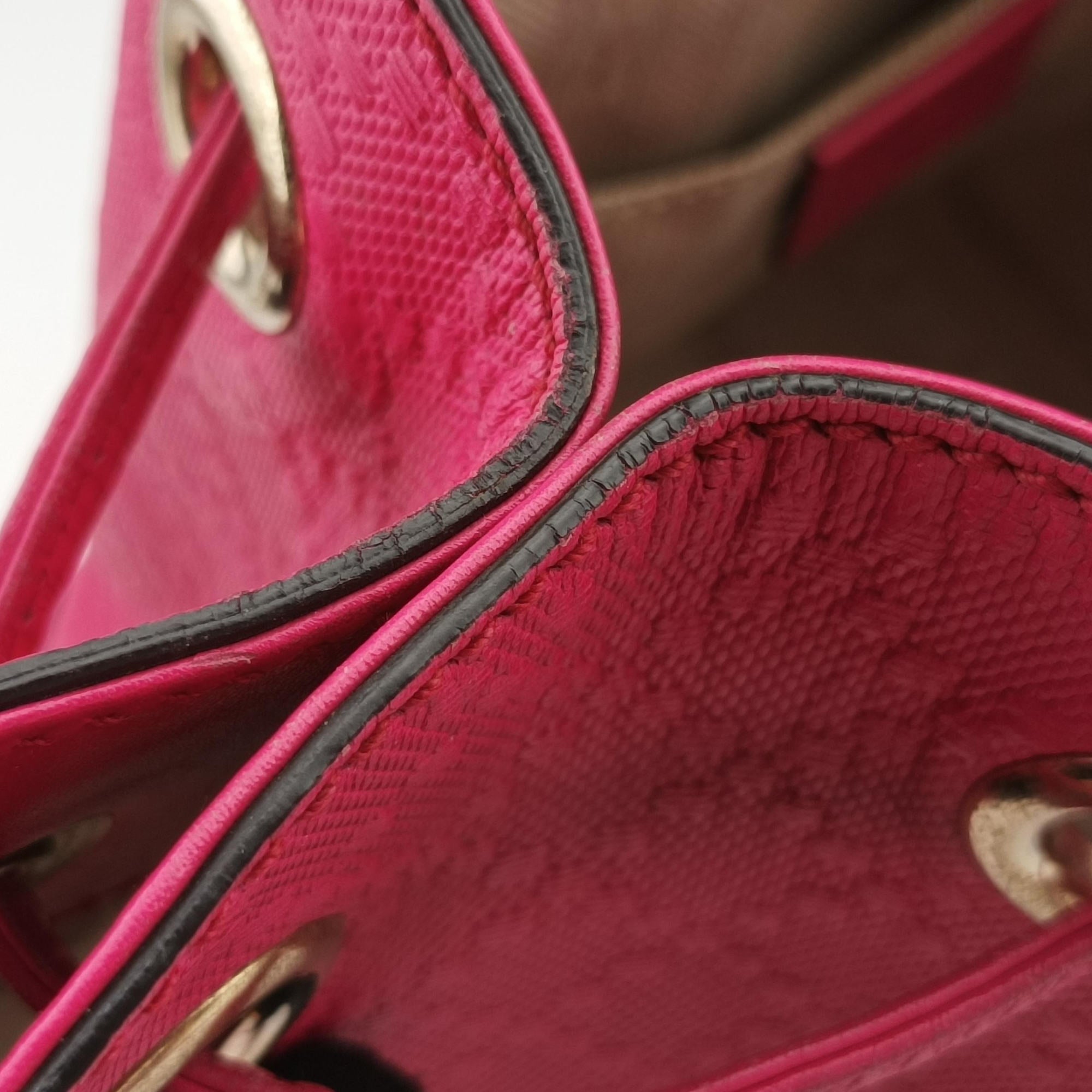 Secondhand Gucci Bright Diamante Bucket Rose Leather 354229 shoulderbag | stylenewstar