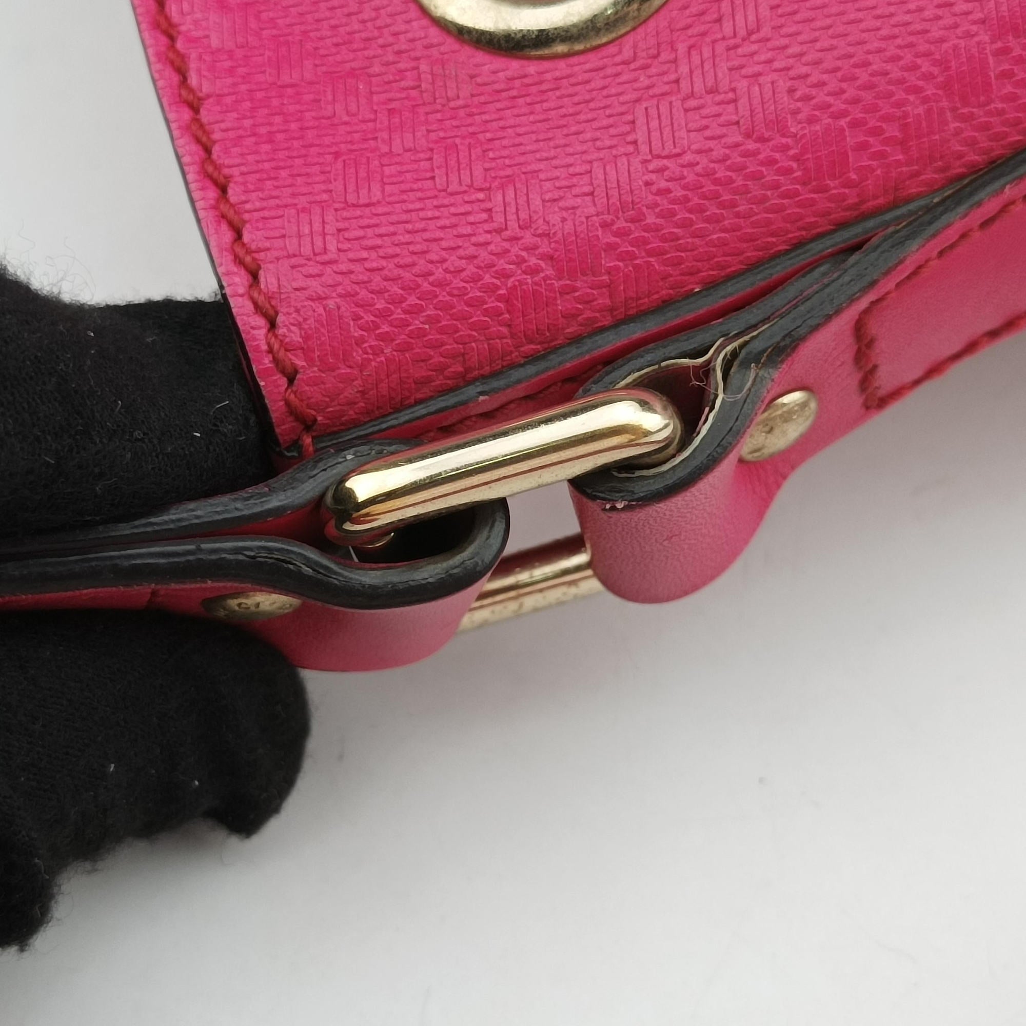 Secondhand Gucci Bright Diamante Bucket Rose Leather 354229 shoulderbag | stylenewstar