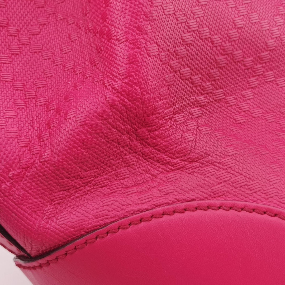 Secondhand Gucci Bright Diamante Bucket Rose Leather 354229 shoulderbag | stylenewstar