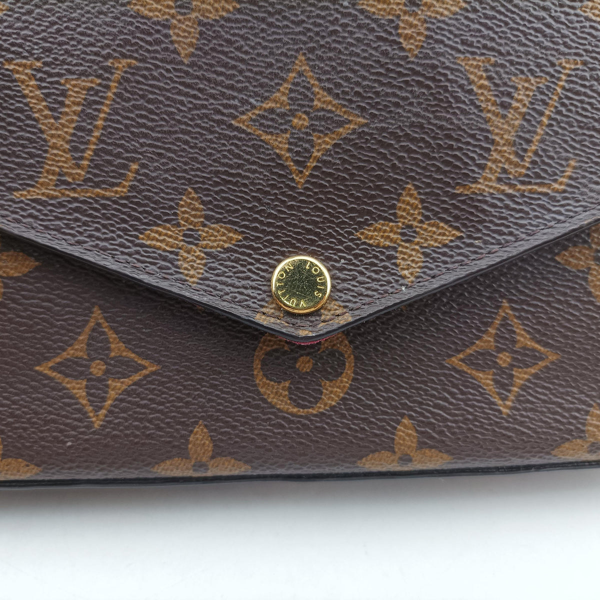 Pre-owned Louis Vuitton Pochette Felicie Brown Monogram Canvas M61276 shoulderbag | stylenewstar
