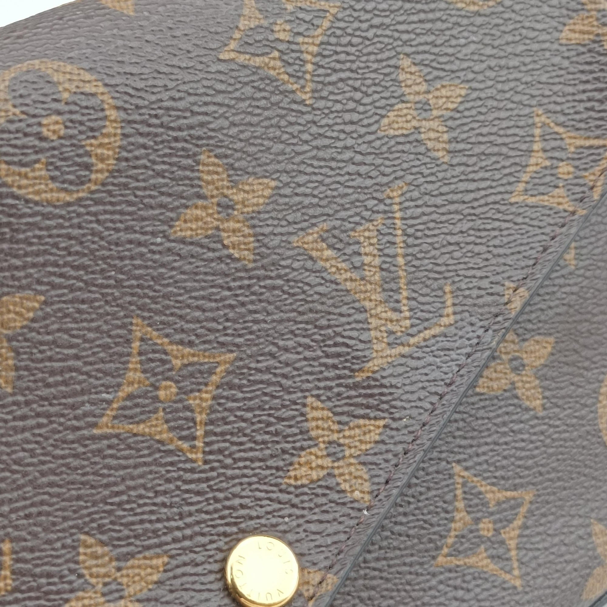 Pre-owned Louis Vuitton Pochette Felicie Brown Monogram Canvas M61276 shoulderbag | stylenewstar