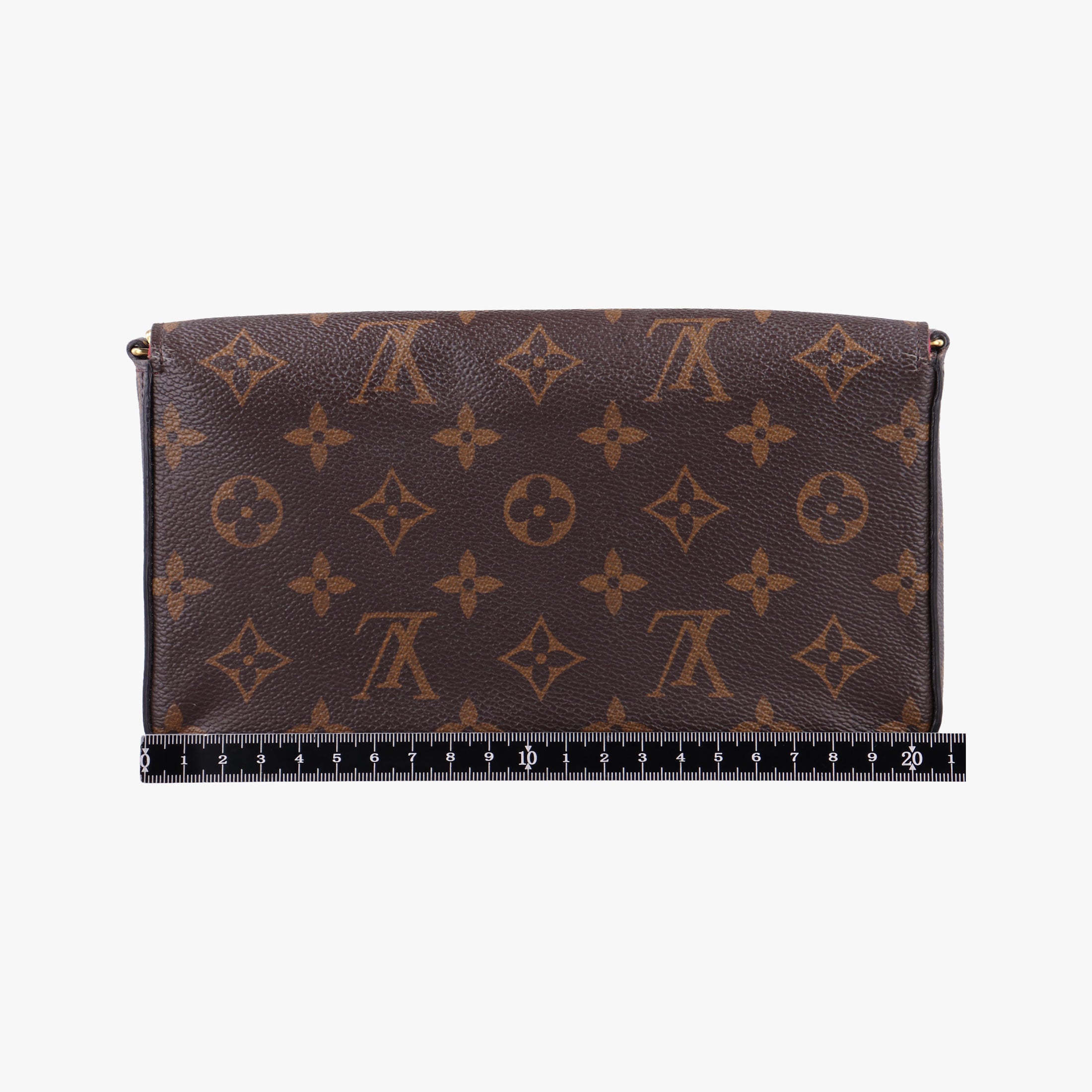 Pre-owned Louis Vuitton Pochette Felicie Brown Monogram Canvas M61276 shoulderbag | stylenewstar