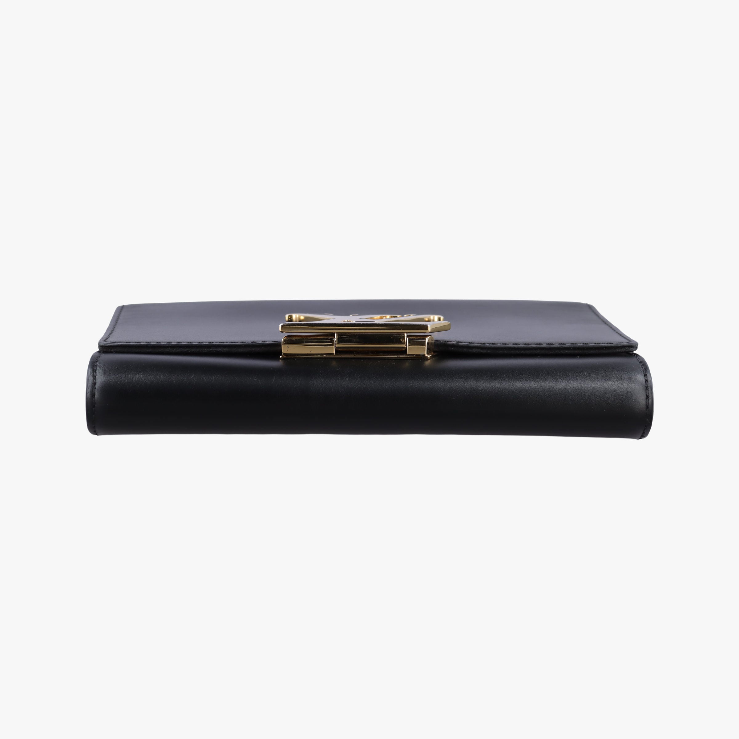 Pre-owned Louis Vuitton Pochette Louise GM Noir leather M51631 shoulderbag | stylenewstar