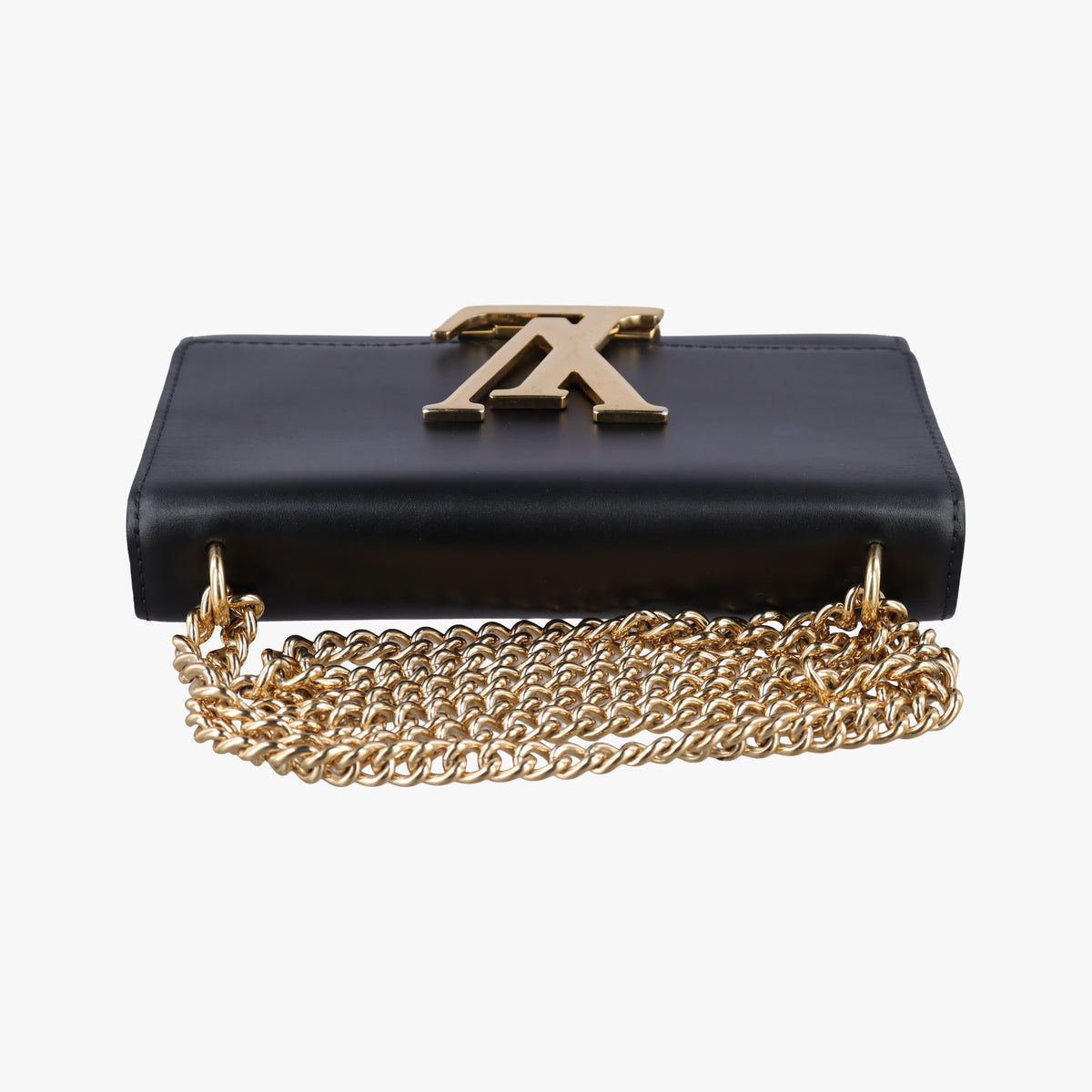Pre-owned Louis Vuitton Pochette Louise GM Noir leather M51631 shoulderbag | stylenewstar