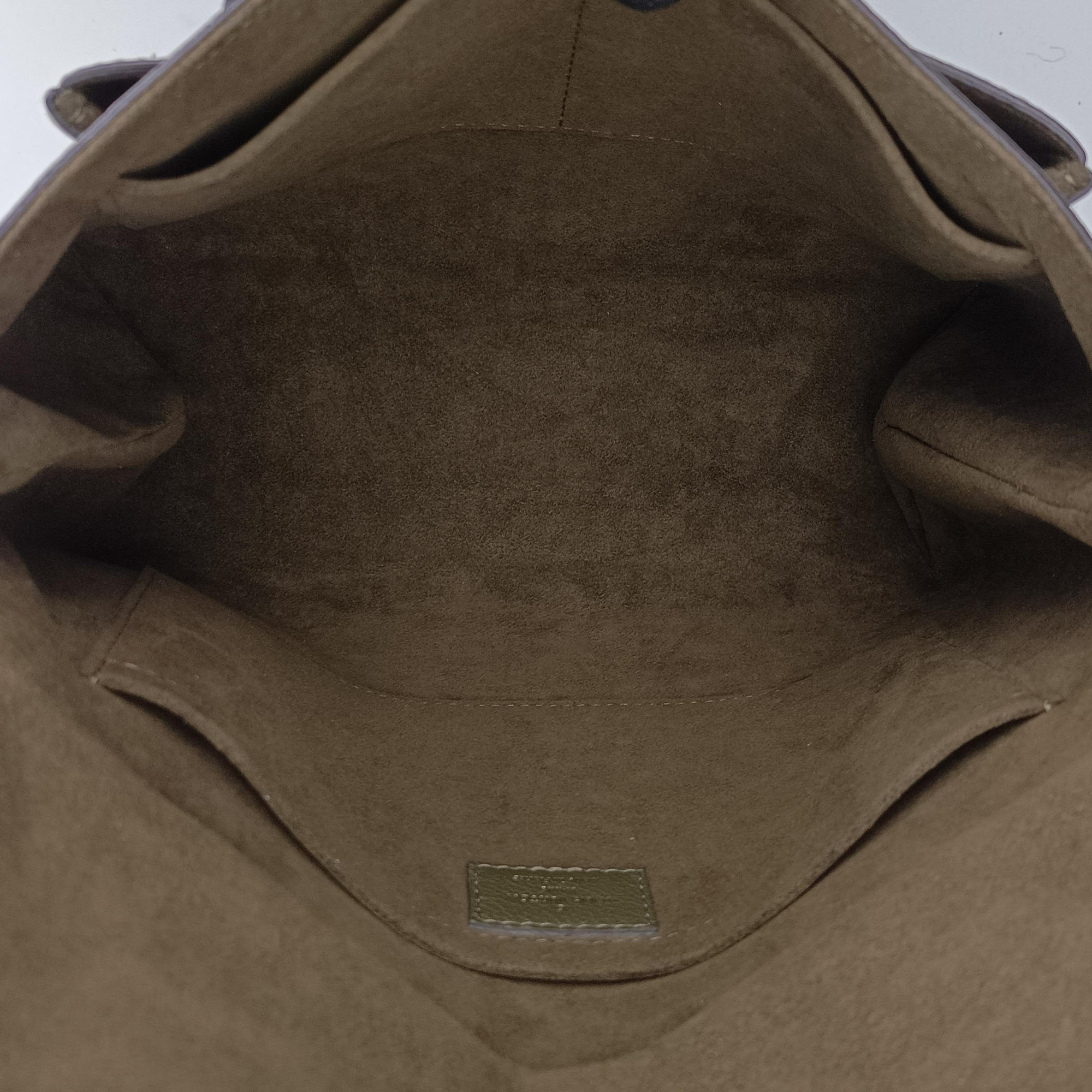 Pre-owned Louis Vuitton MARIGNAN brown×Khaki Monogram Canvas×calf leather M44286 shoulderbag | stylenewstar