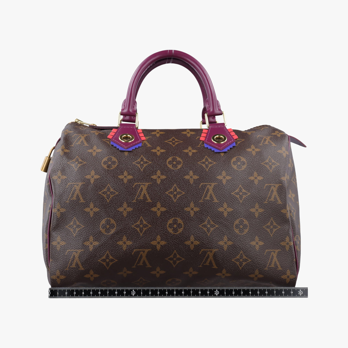 Vintage Louis Vuitton Speedy30 brown×Magenta Monogram Totem M41666 handbag | stylenewstar