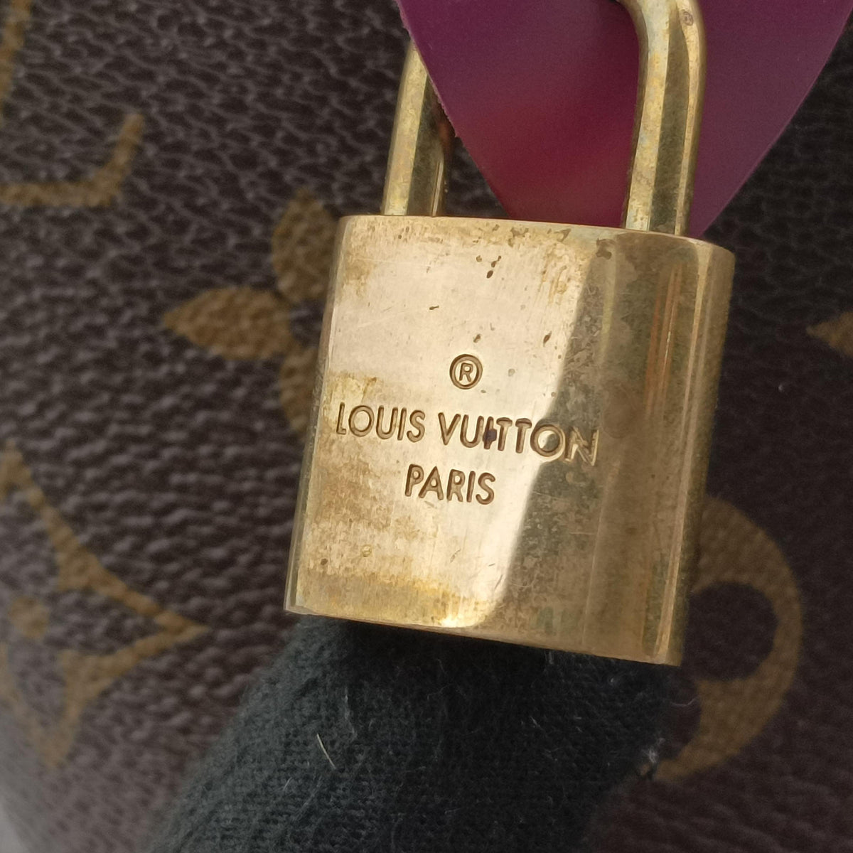 Vintage Louis Vuitton Speedy30 brown×Magenta Monogram Totem M41666 handbag | stylenewstar