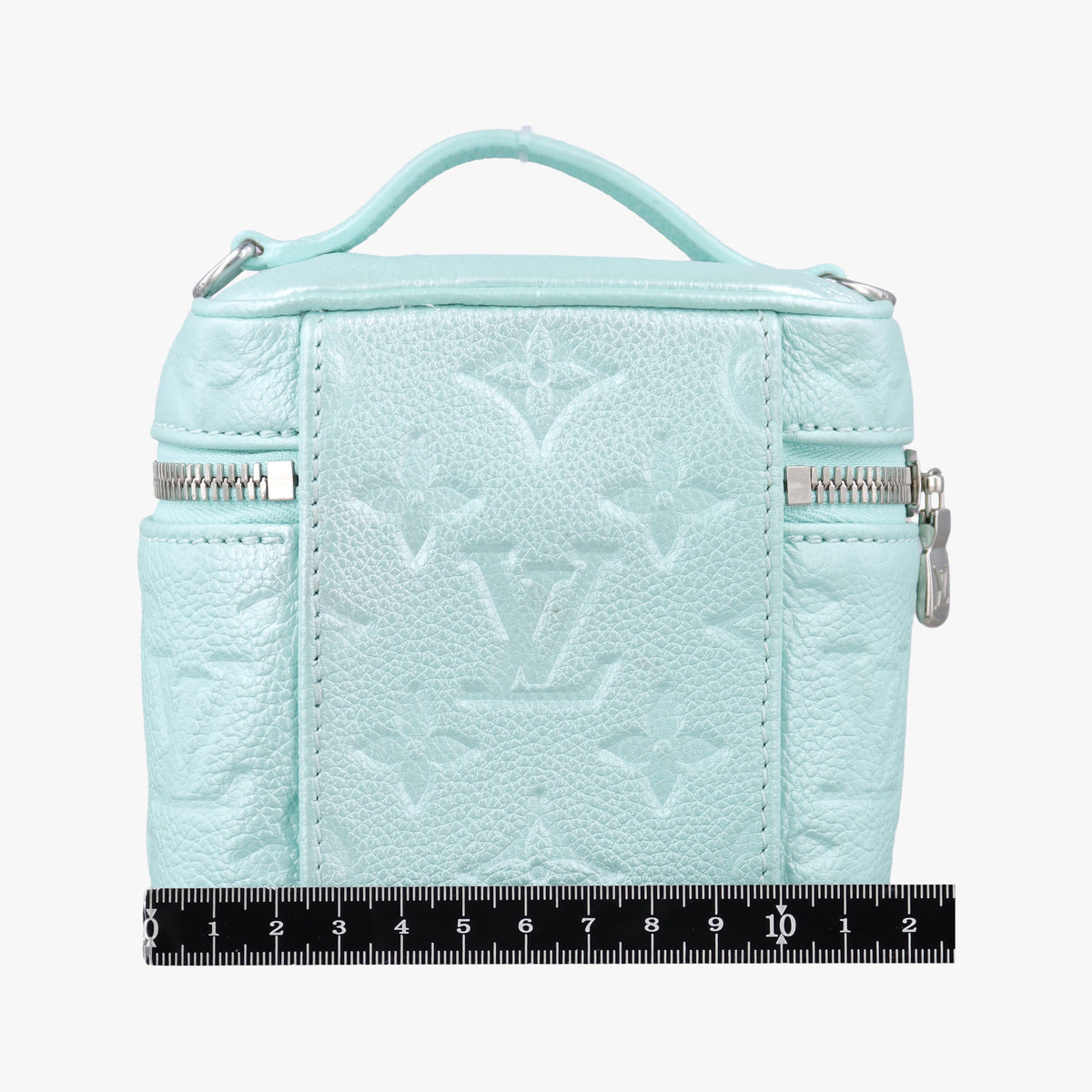 Pre-owned Louis Vuitton Micro Vanity pearlescent blue Monogram Empreinte M82193 shoulderbag | stylenewstar